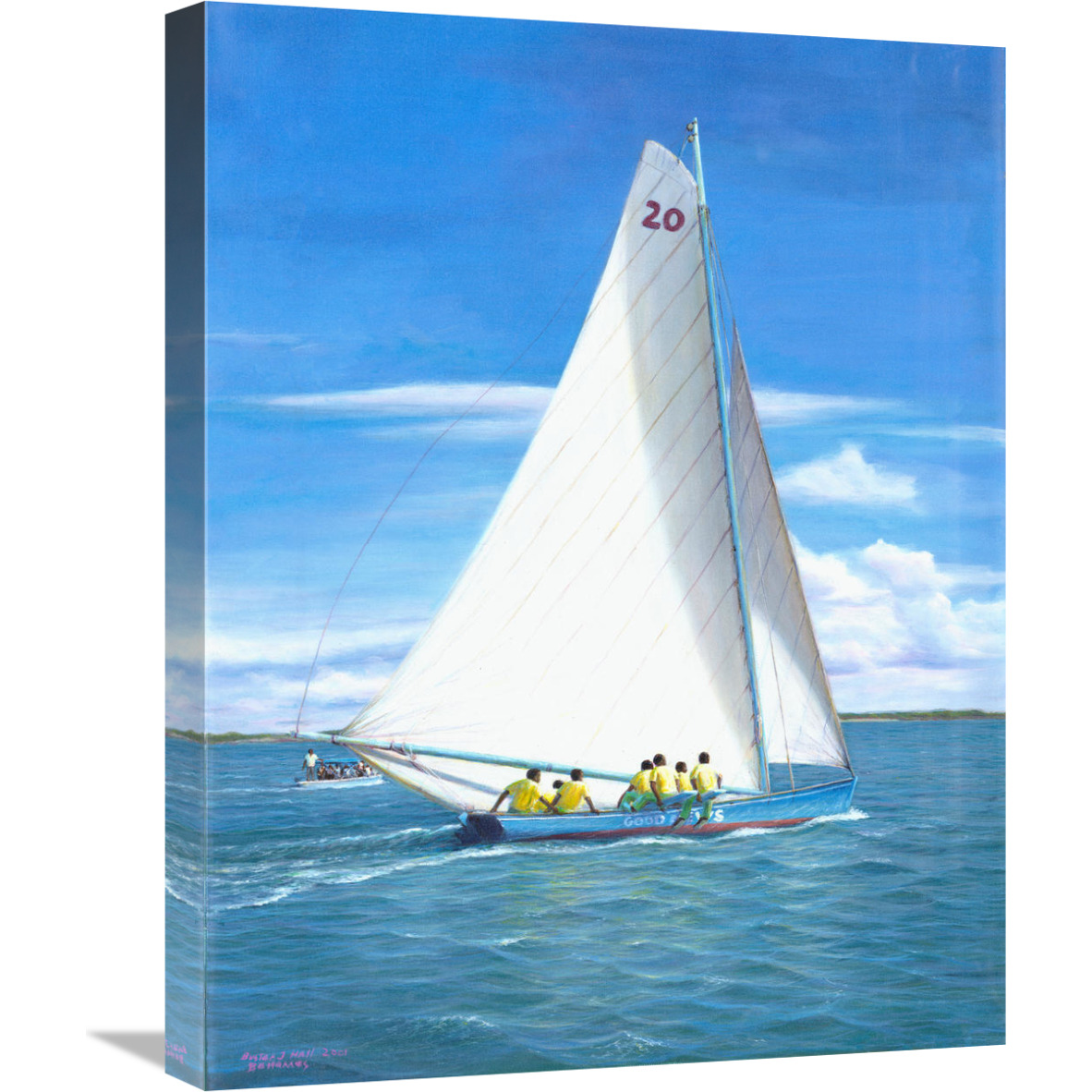 Boat-Canvas Art-18&quotx24"