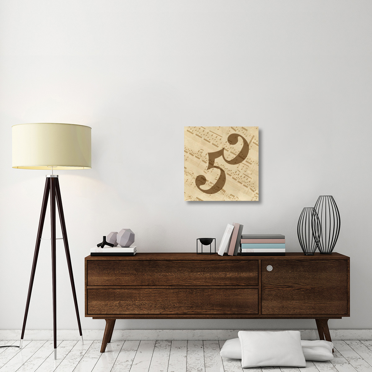 Music - Alto Clef-Canvas Art-24&quotx24"