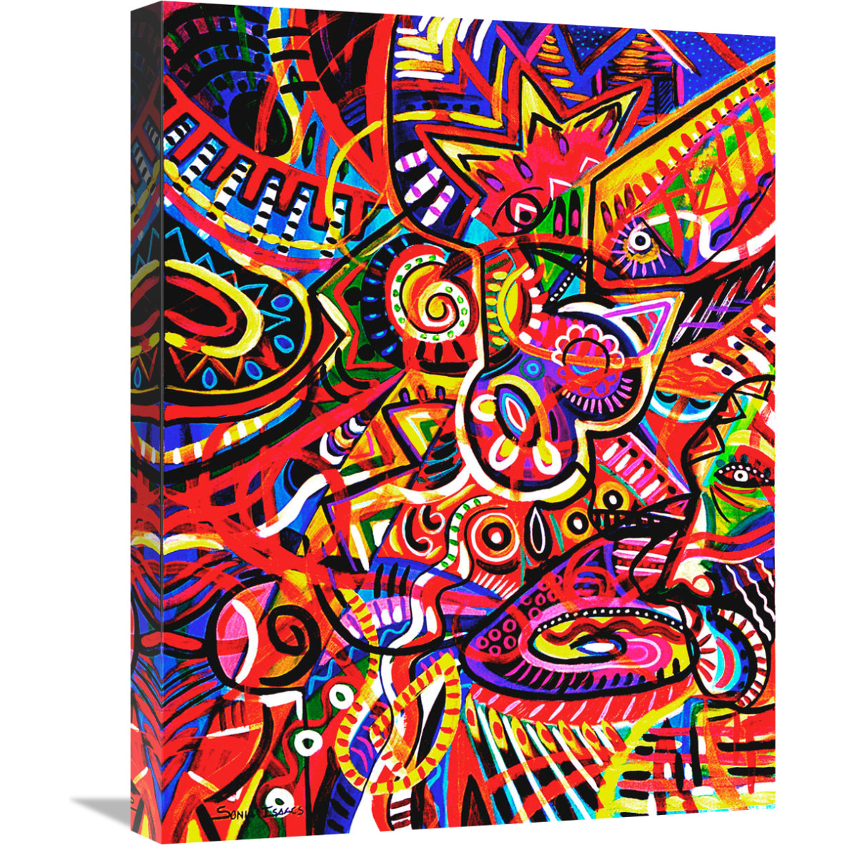 Junkamation-Canvas Art-18&quotx24"