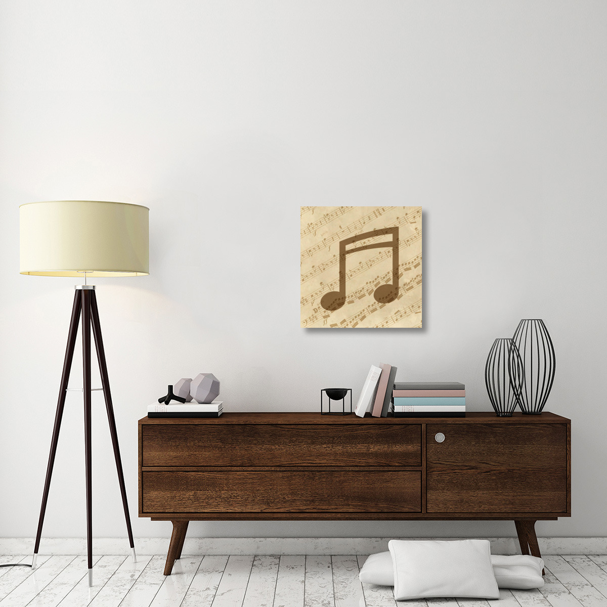 Music - Notes-Canvas Art-24&quotx24"