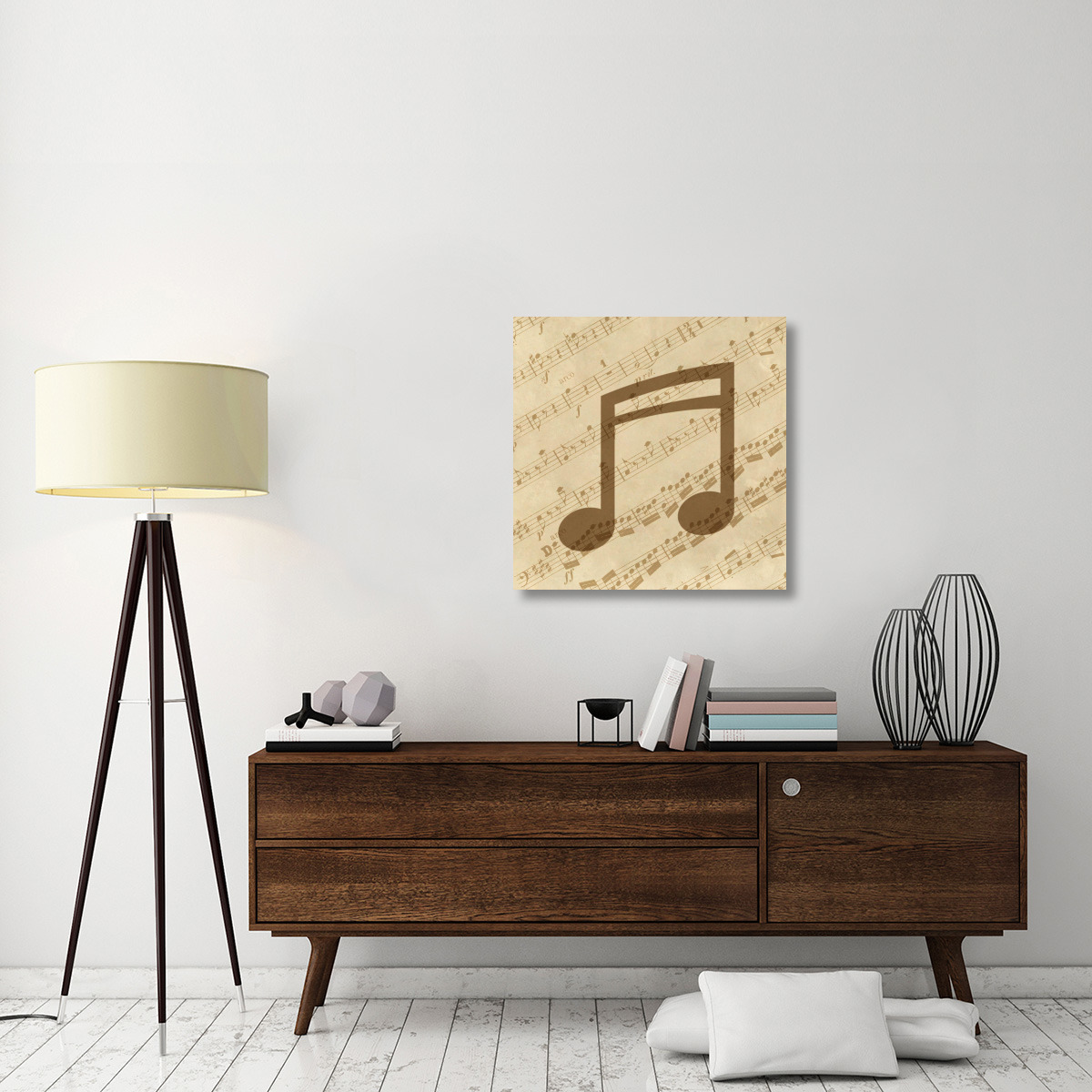 Music - Notes-Canvas Art-30&quotx30"