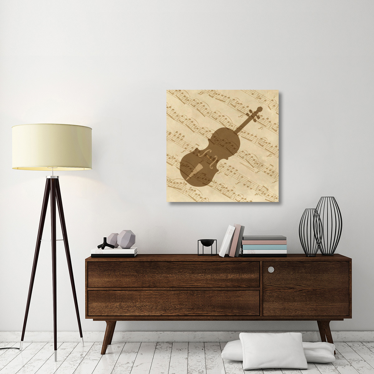 Music - Violin-Canvas Art-36&quotx36"