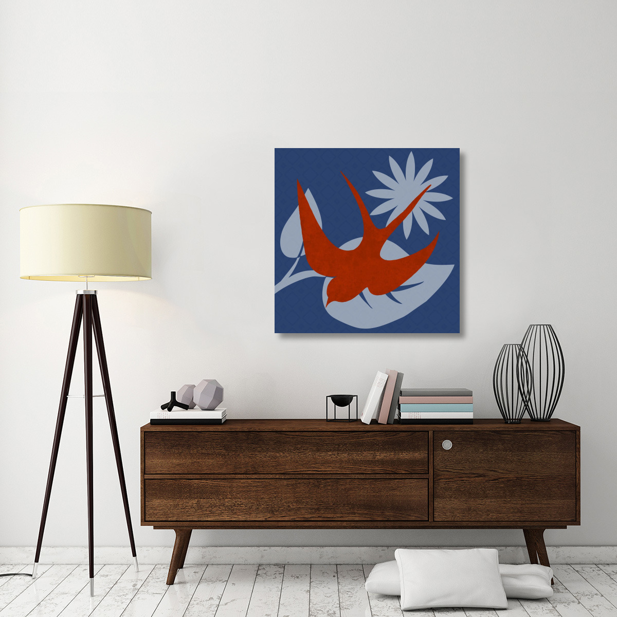 Bright Birds Swallow-Canvas Art-36&quotx36"