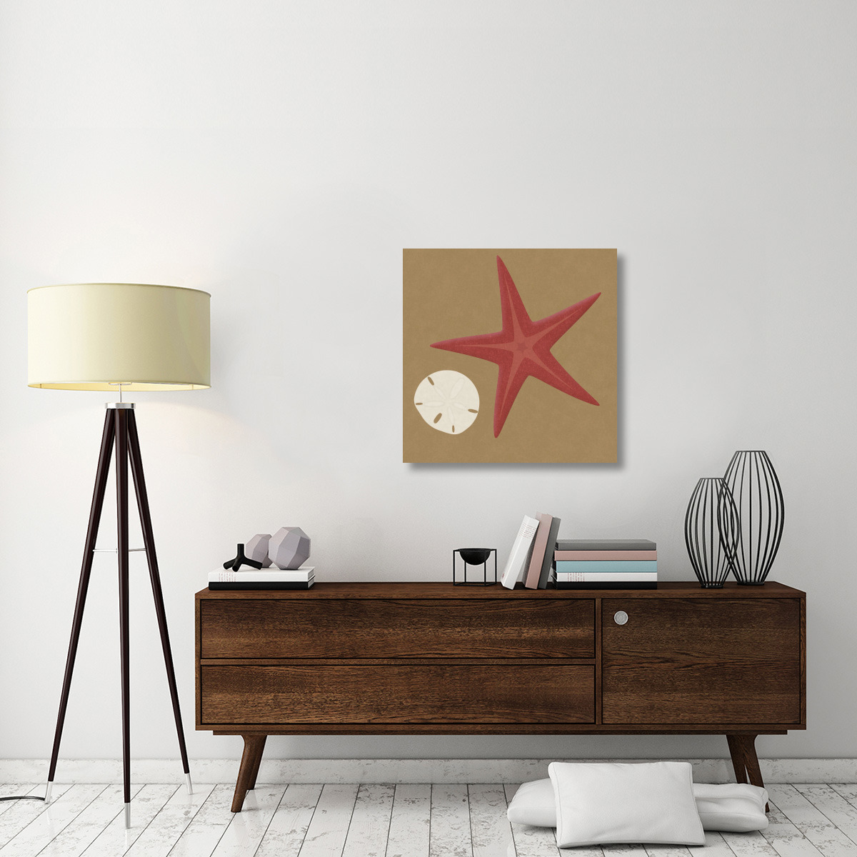 Summer Fun Starfish-Canvas Art-30&quotx30"