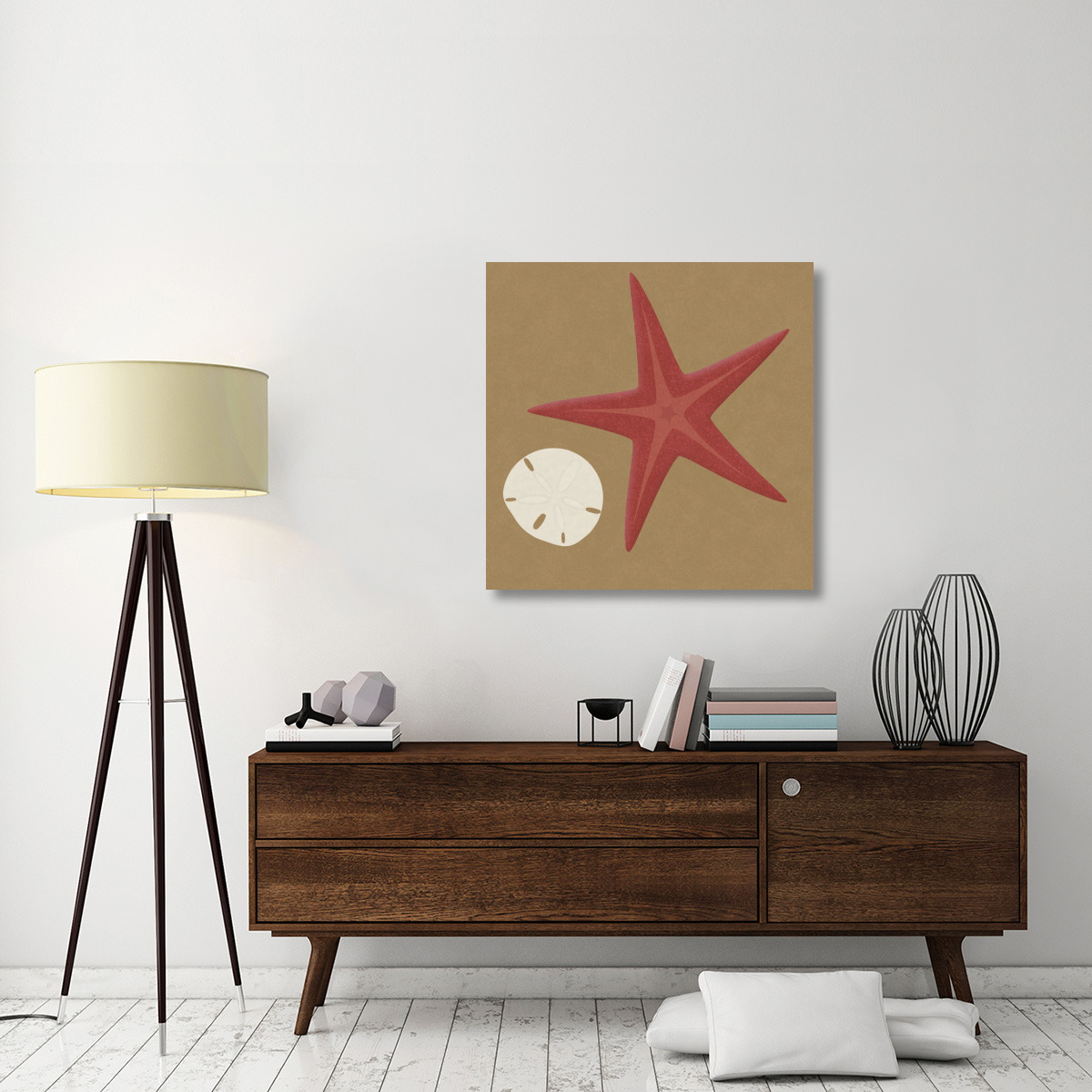 Summer Fun Starfish-Canvas Art-36&quotx36"