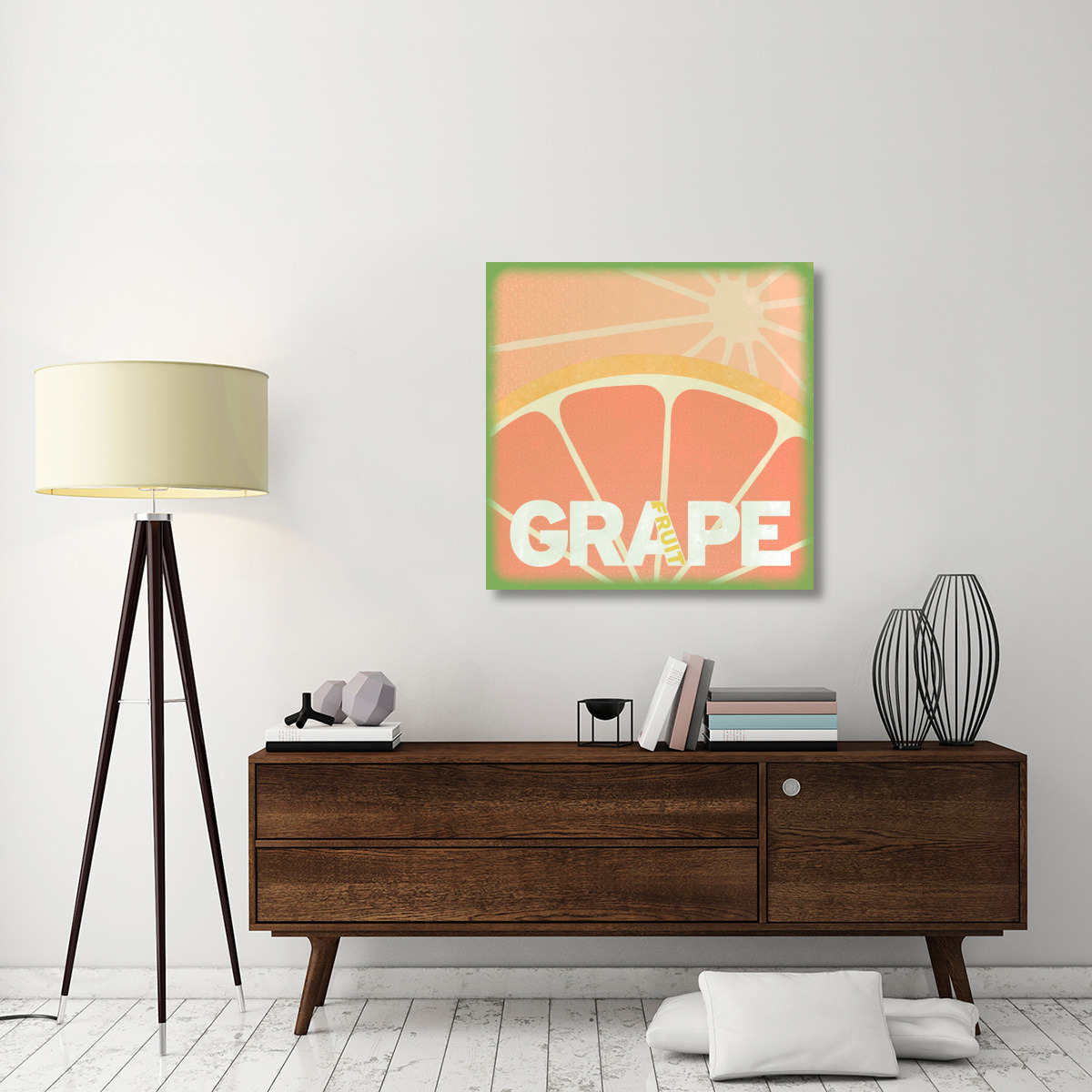 Citrus - Grapefruit-Canvas Art-36&quotx36"