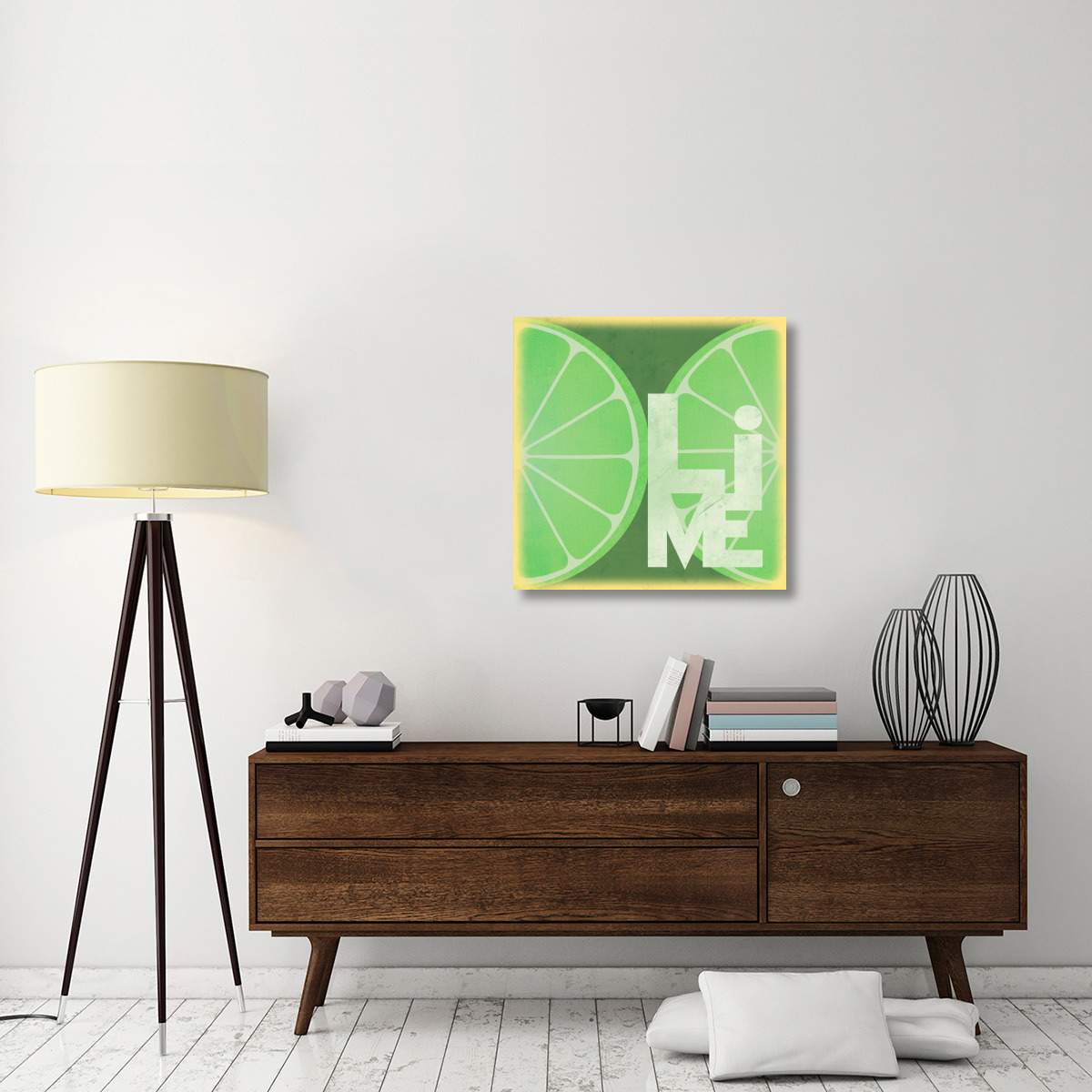 Citrus - Lime-Canvas Art-30&quotx30"