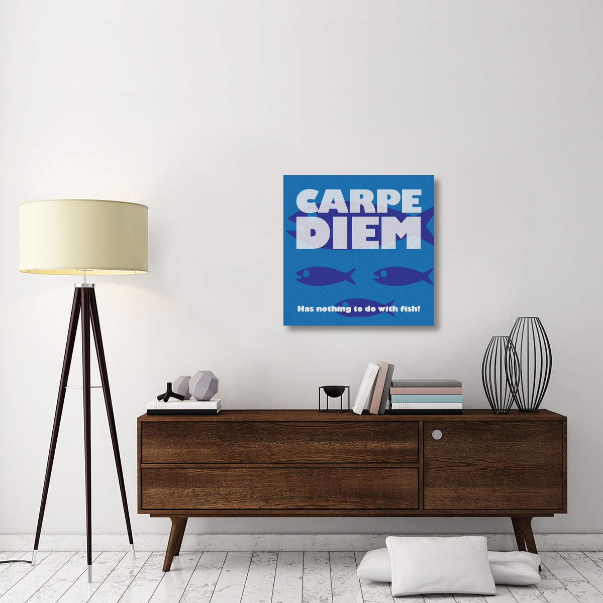 Morning Sentiments - Carpe-Canvas Art-30&quotx30"