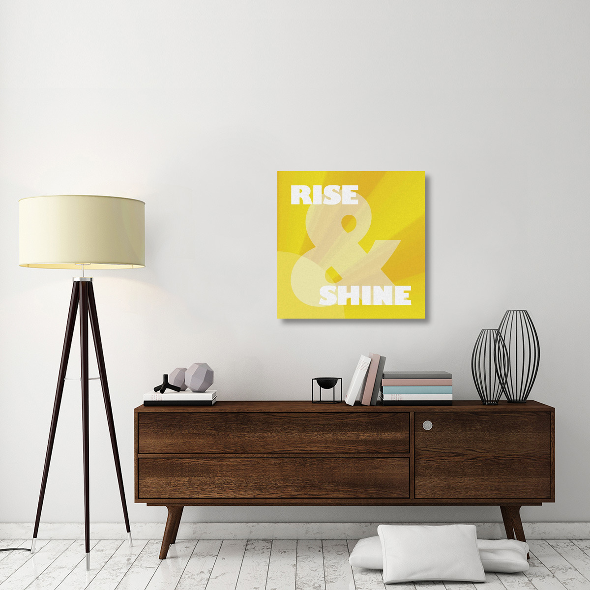 Morning Sentiments - Rise and Shine-Canvas Art-30&quotx30"