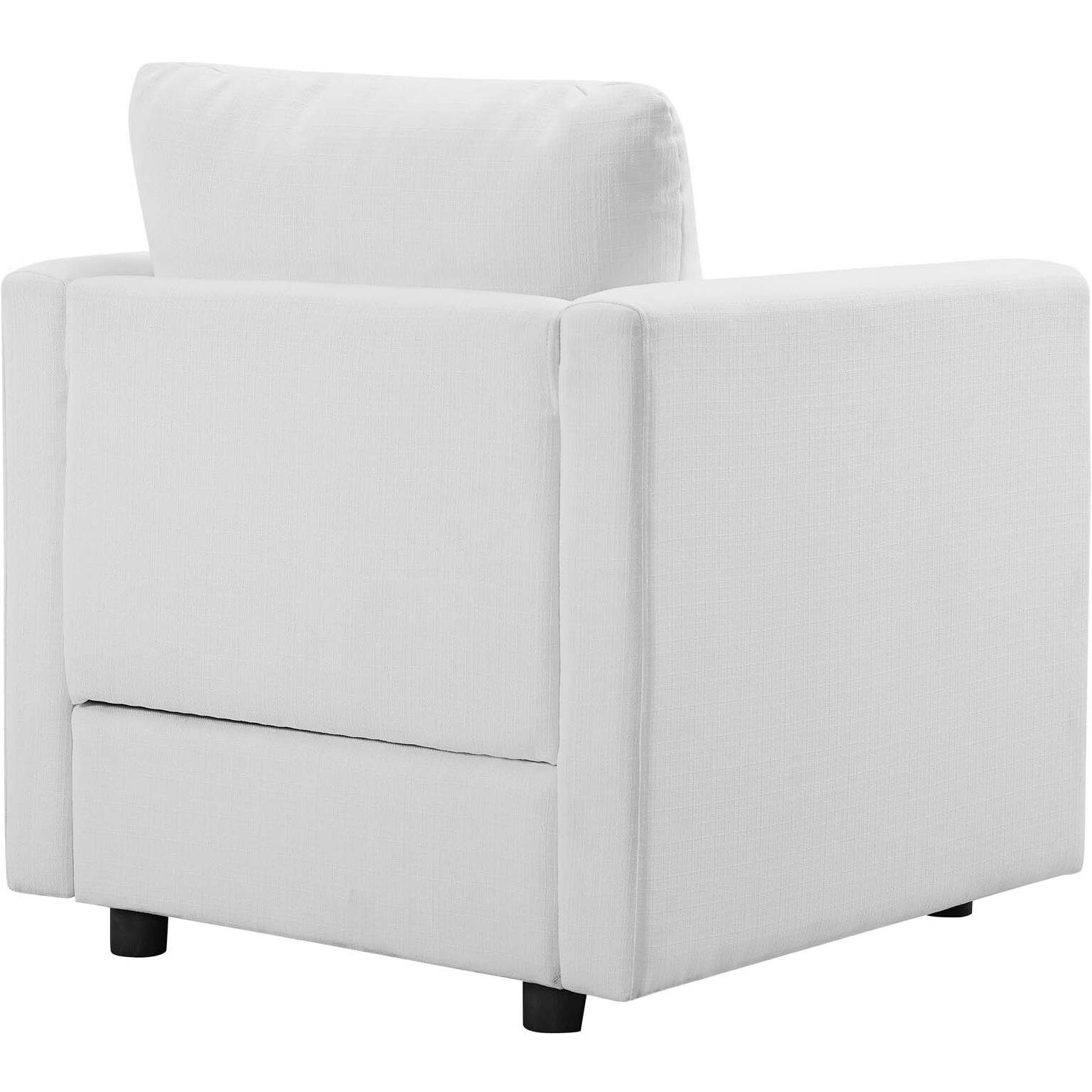 Activate Upholstered Fabric Armchair - White