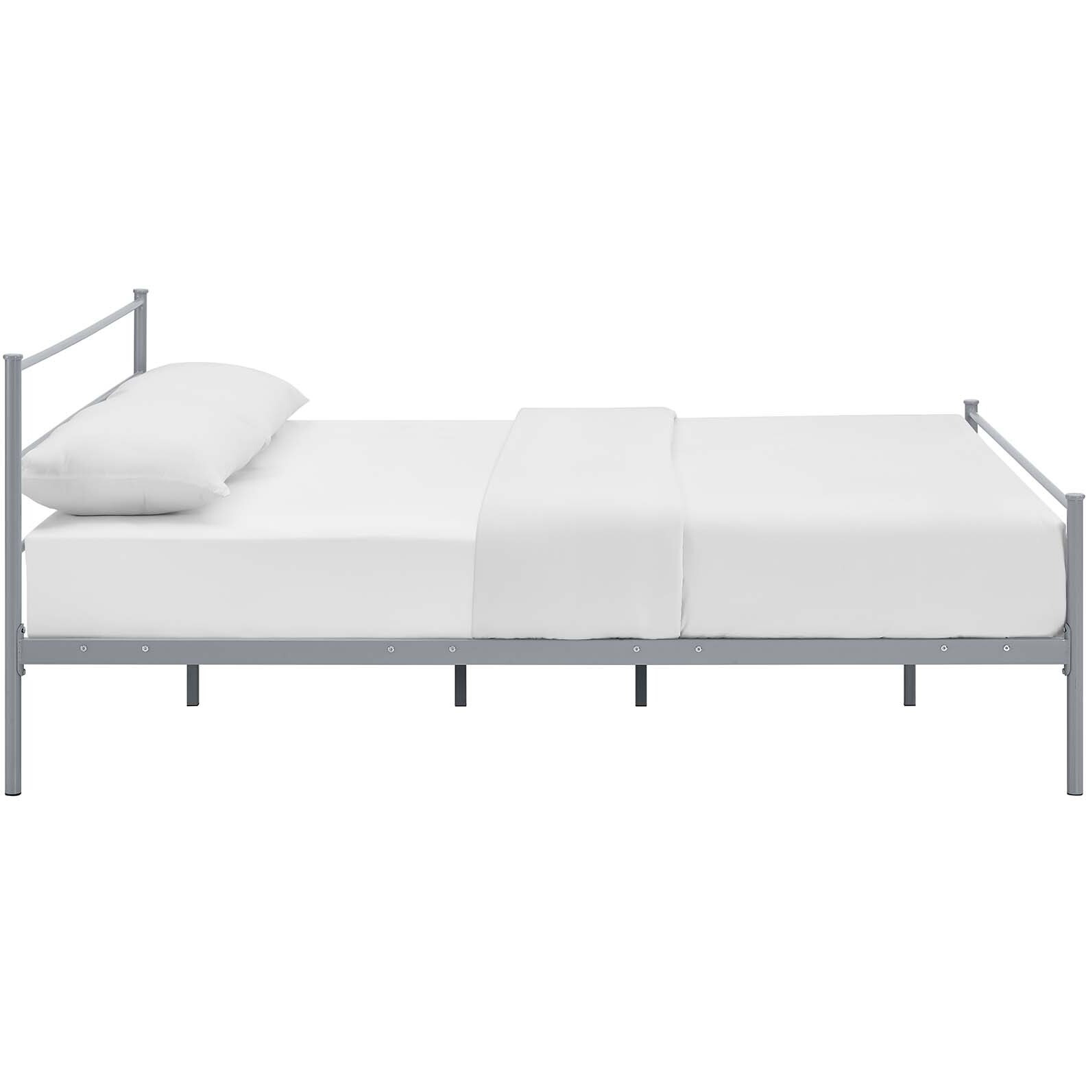 Alina Full Platform Bed Frame - Gray