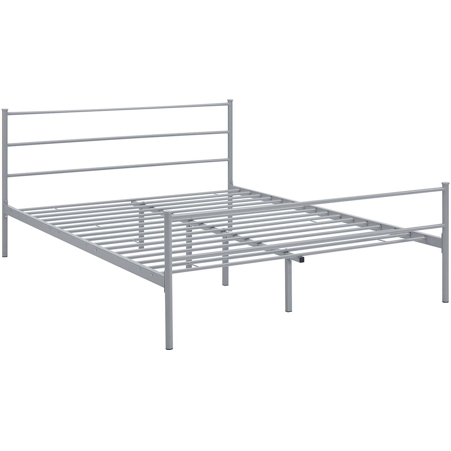 Alina Full Platform Bed Frame - Gray