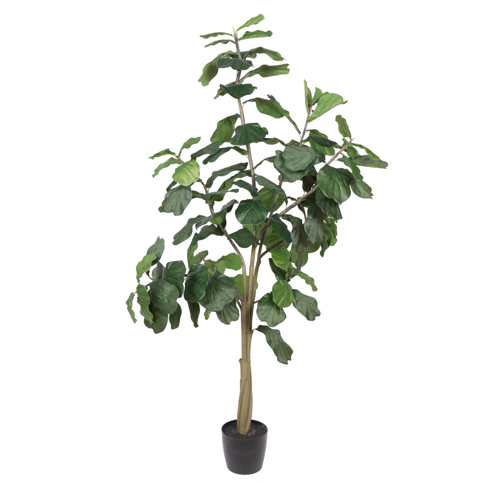 Vickerman 8' Potted Fiddle Tree 114Lvs - TB180296