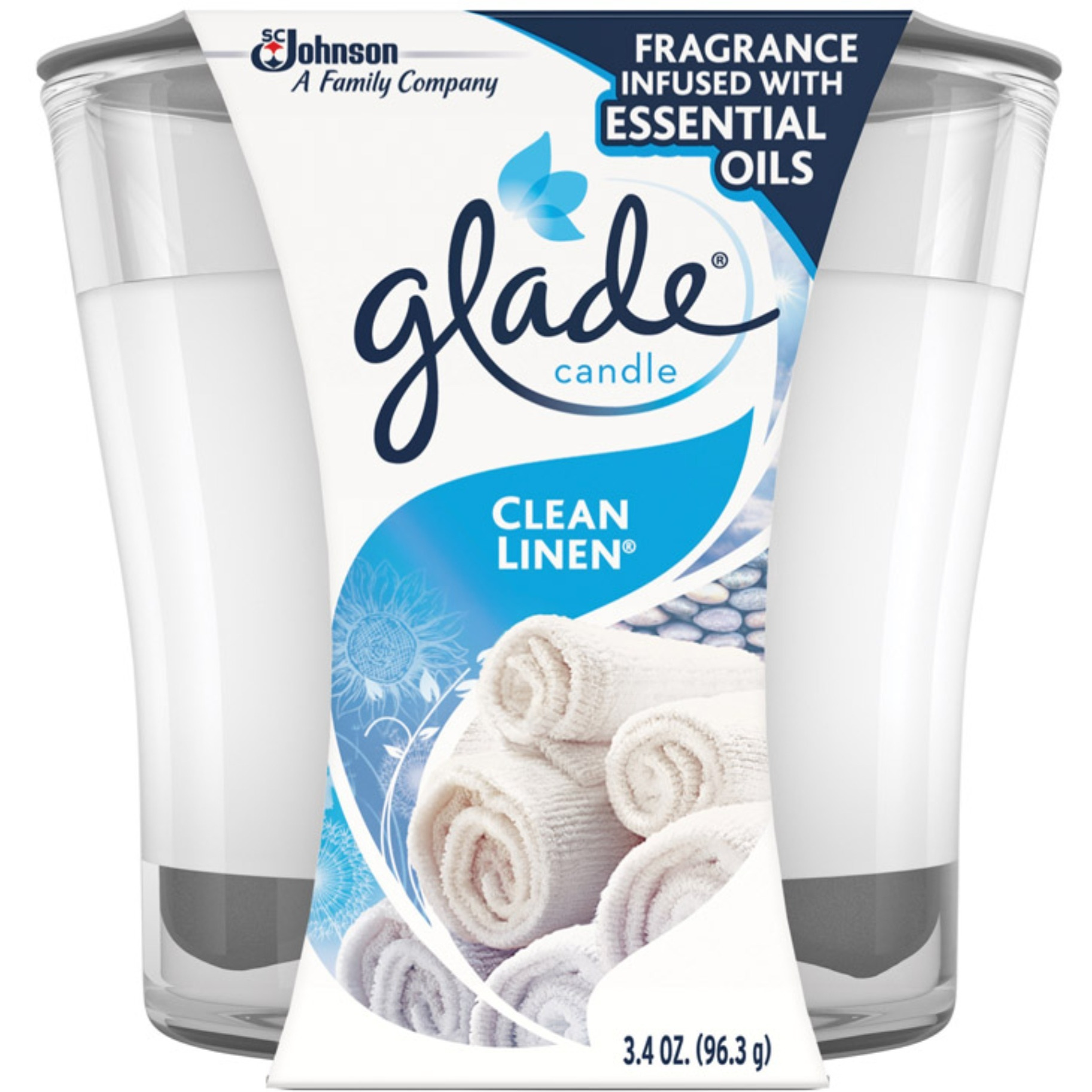 GLADE CANDLE CLEANLINEN (Pack of 6)