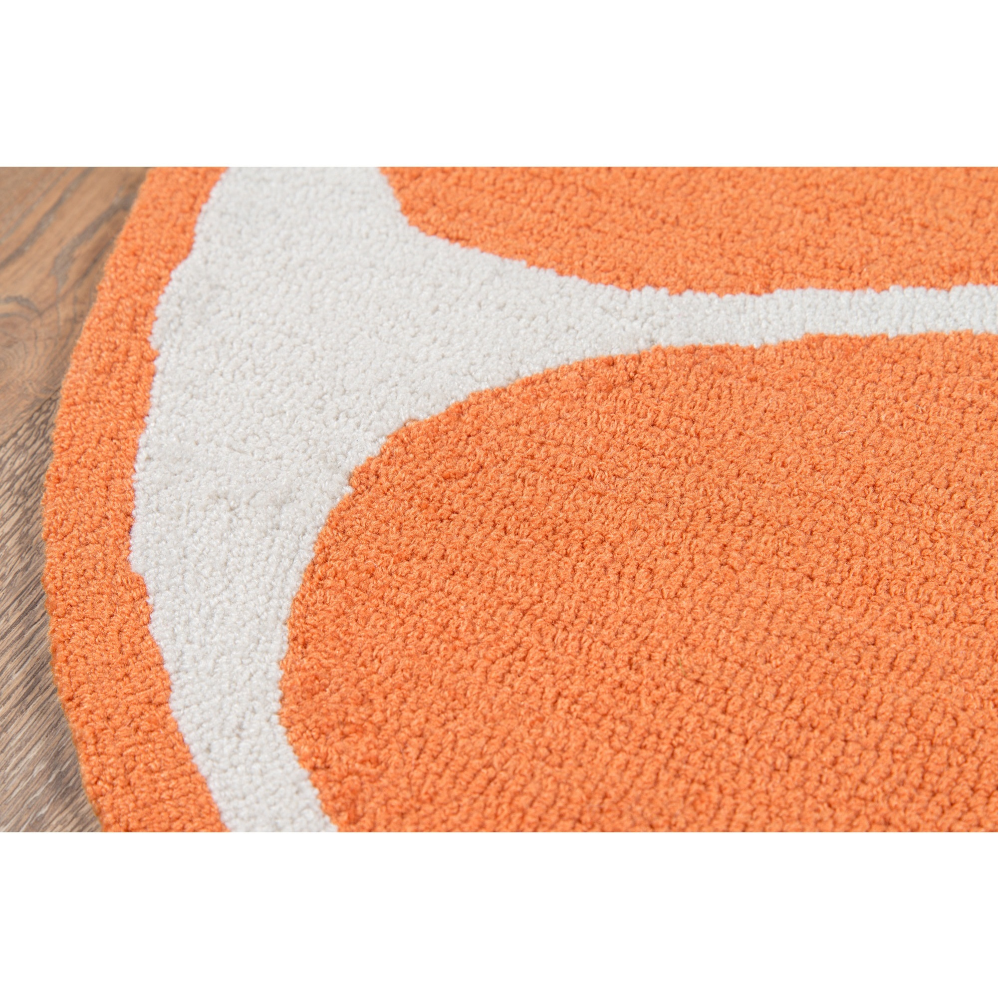 Novogratz Cucina CNA-1 Orange Orange 3' X 3' Round