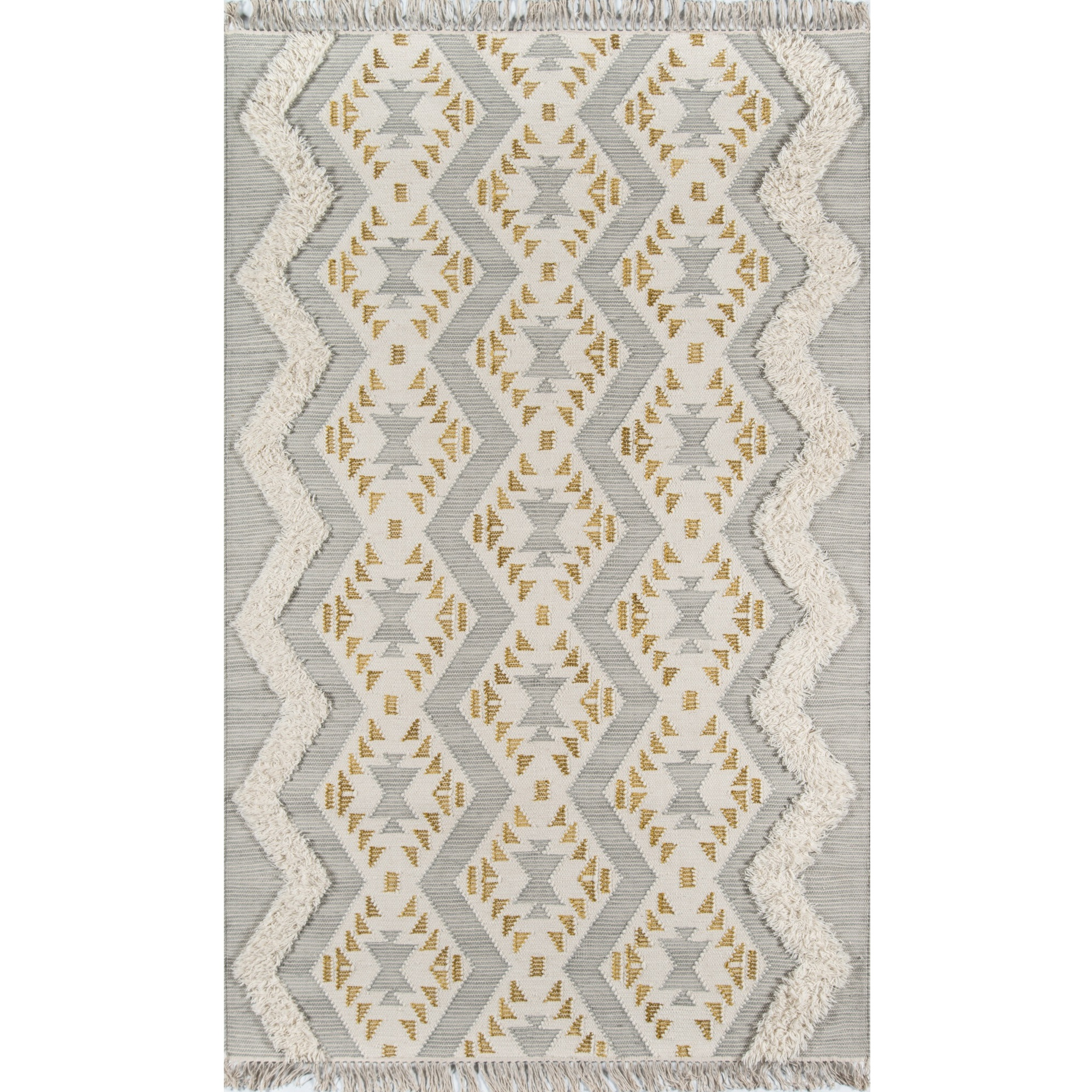 Novogratz Indio IND-1 Grey Beverly 2'3" X 7'10" Runner