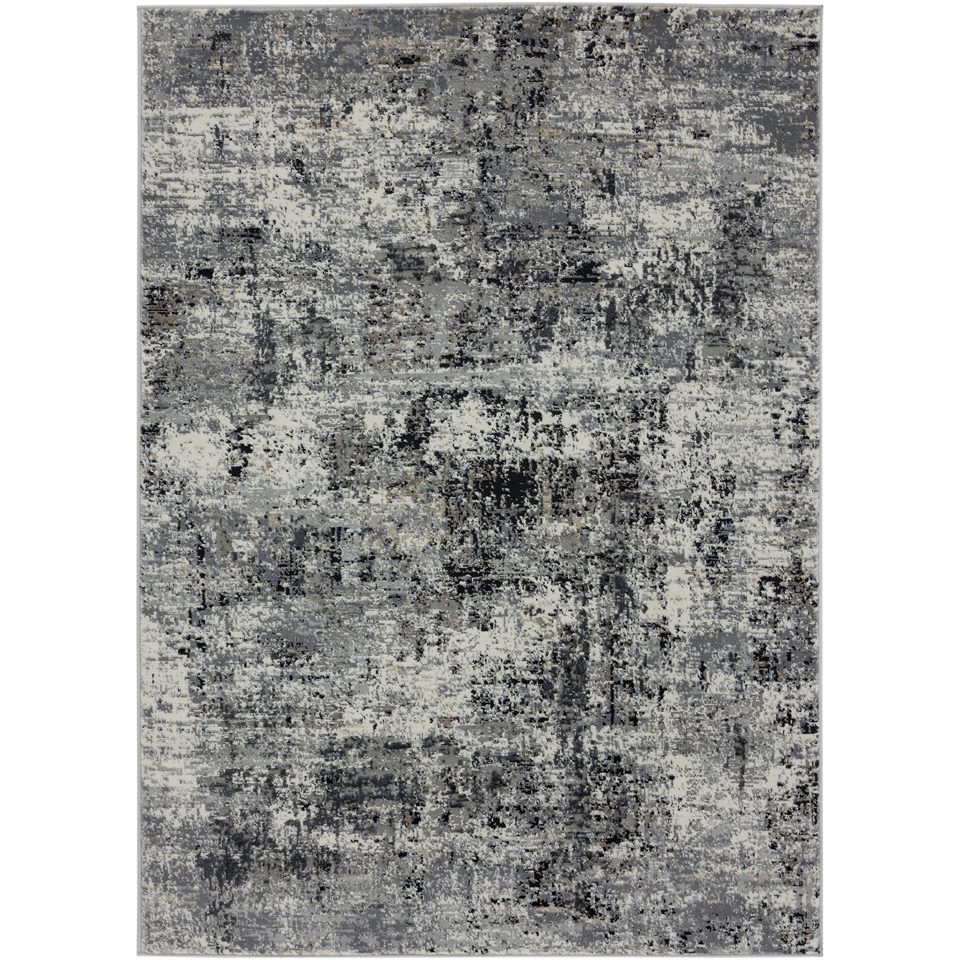 United Weavers Eternity Elixir Charcoal Runner Rug 2'7" x 7'4"