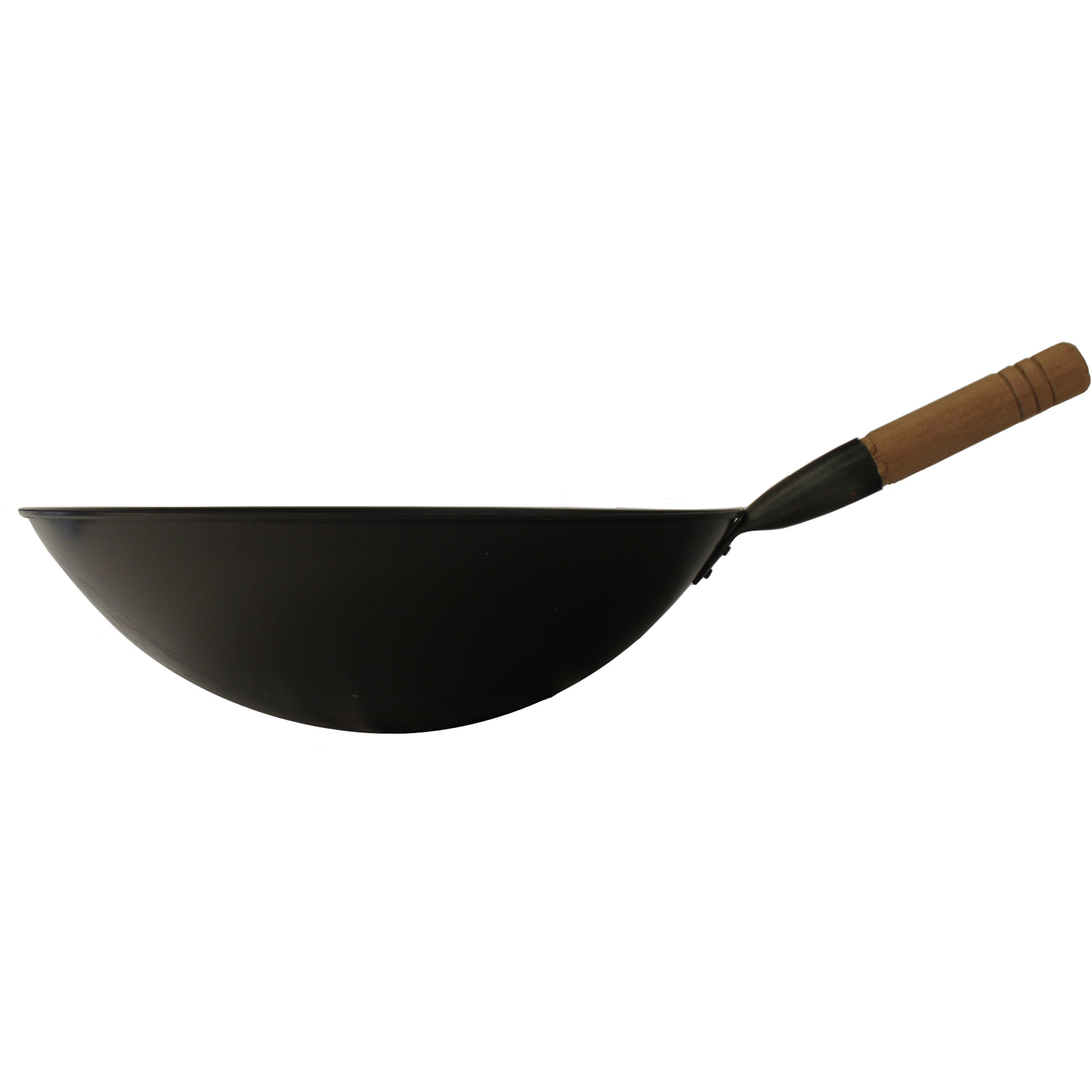 17 Cool Roll Iron Wok, handle (Induction ready)