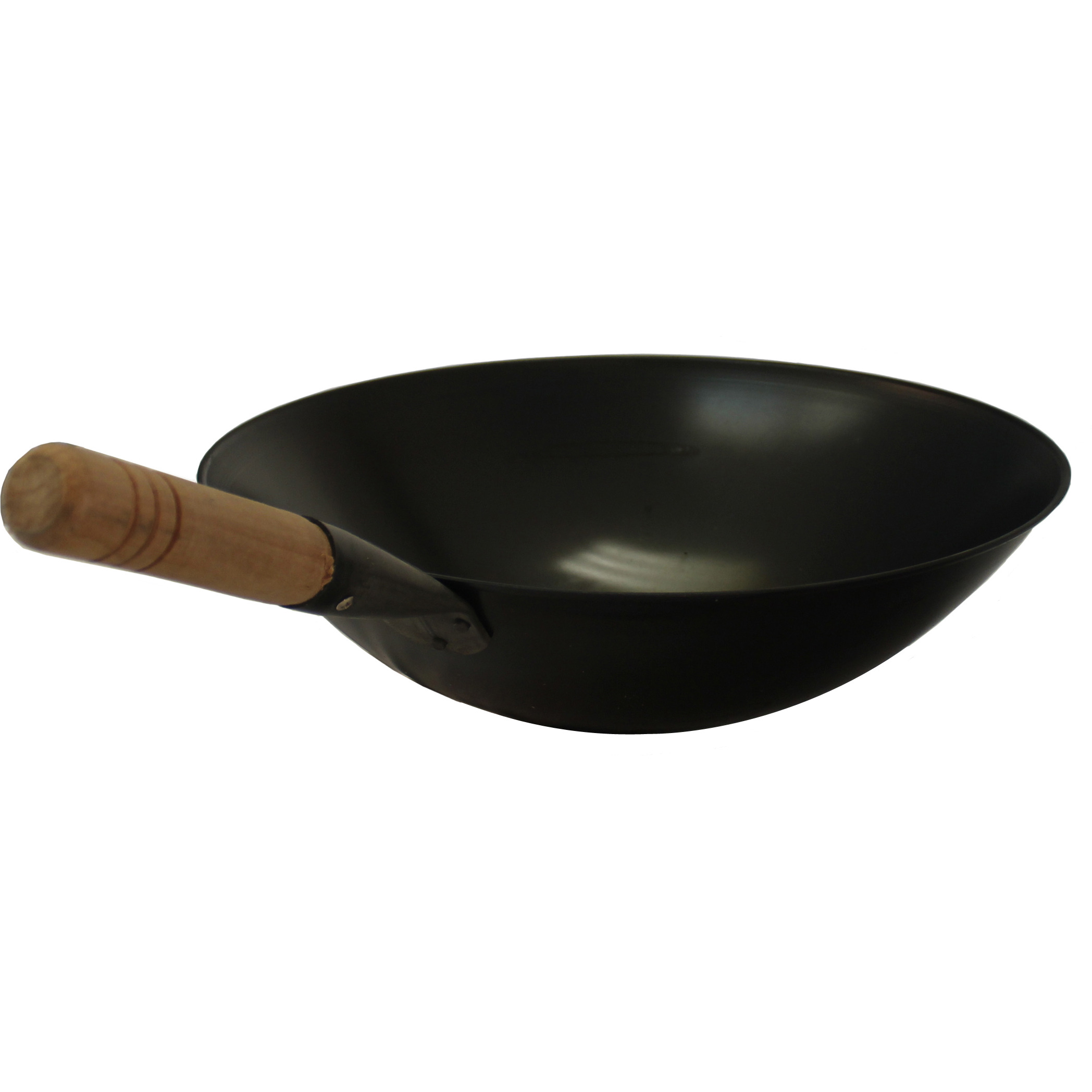 17 Cool Roll Iron Wok, handle (Induction ready)