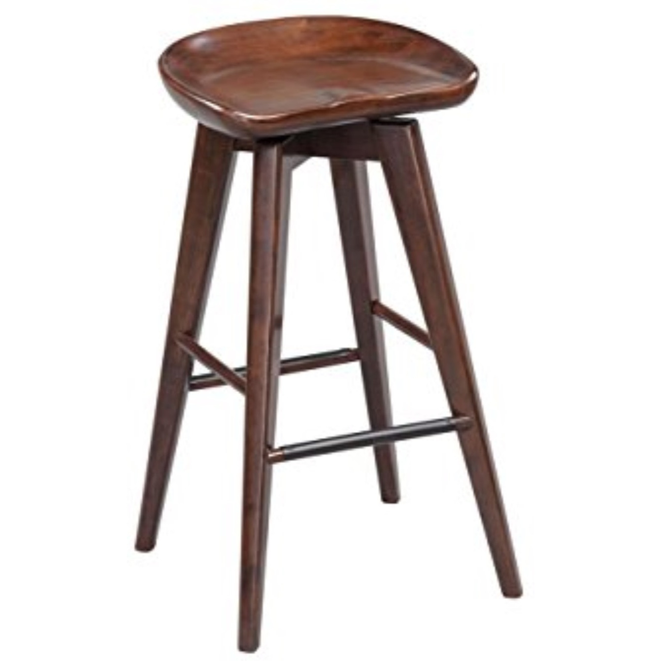 29" Bali Swivel Bar Stool, Natural