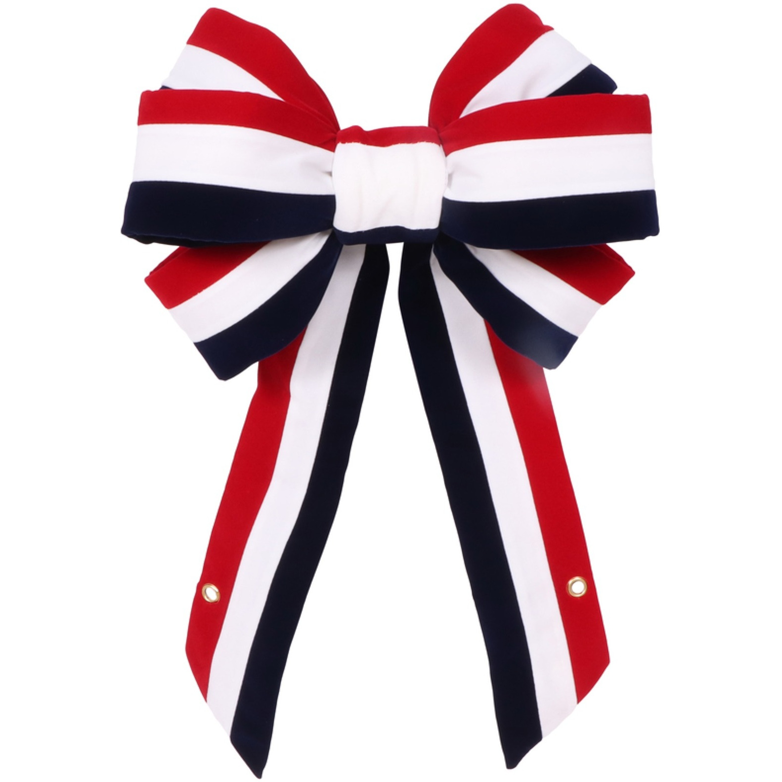 14" x 28" Red-White-Blue Velvet Bow