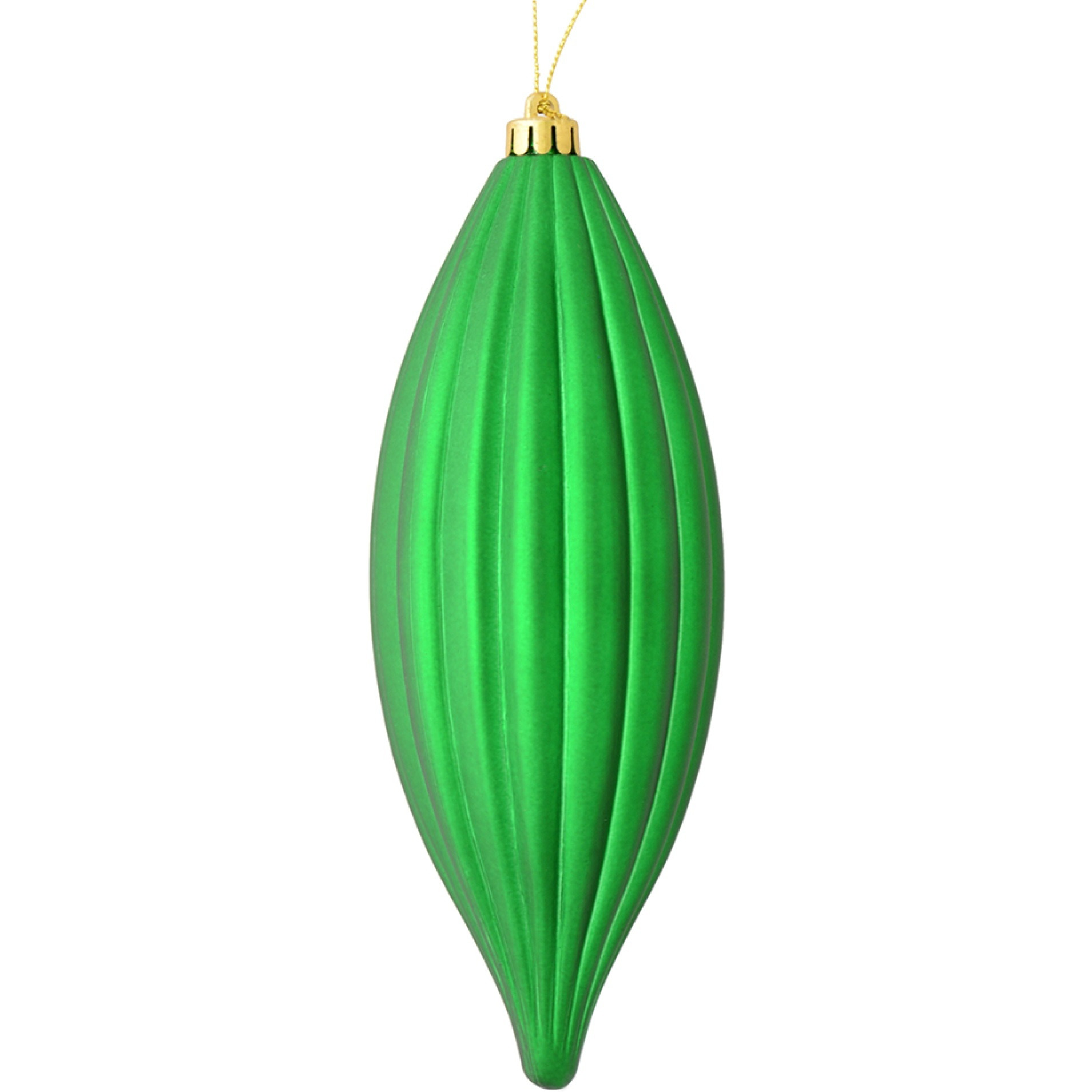 8" Green Matte Line Finial 4/Bag