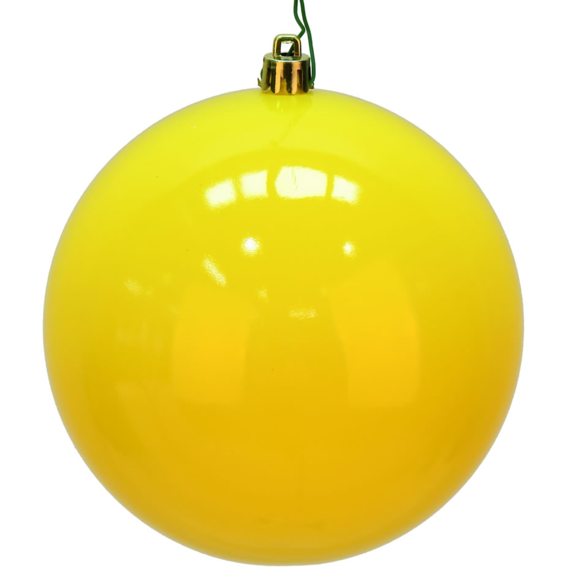 2.4" Yellow Shiny Ball  60/Bx