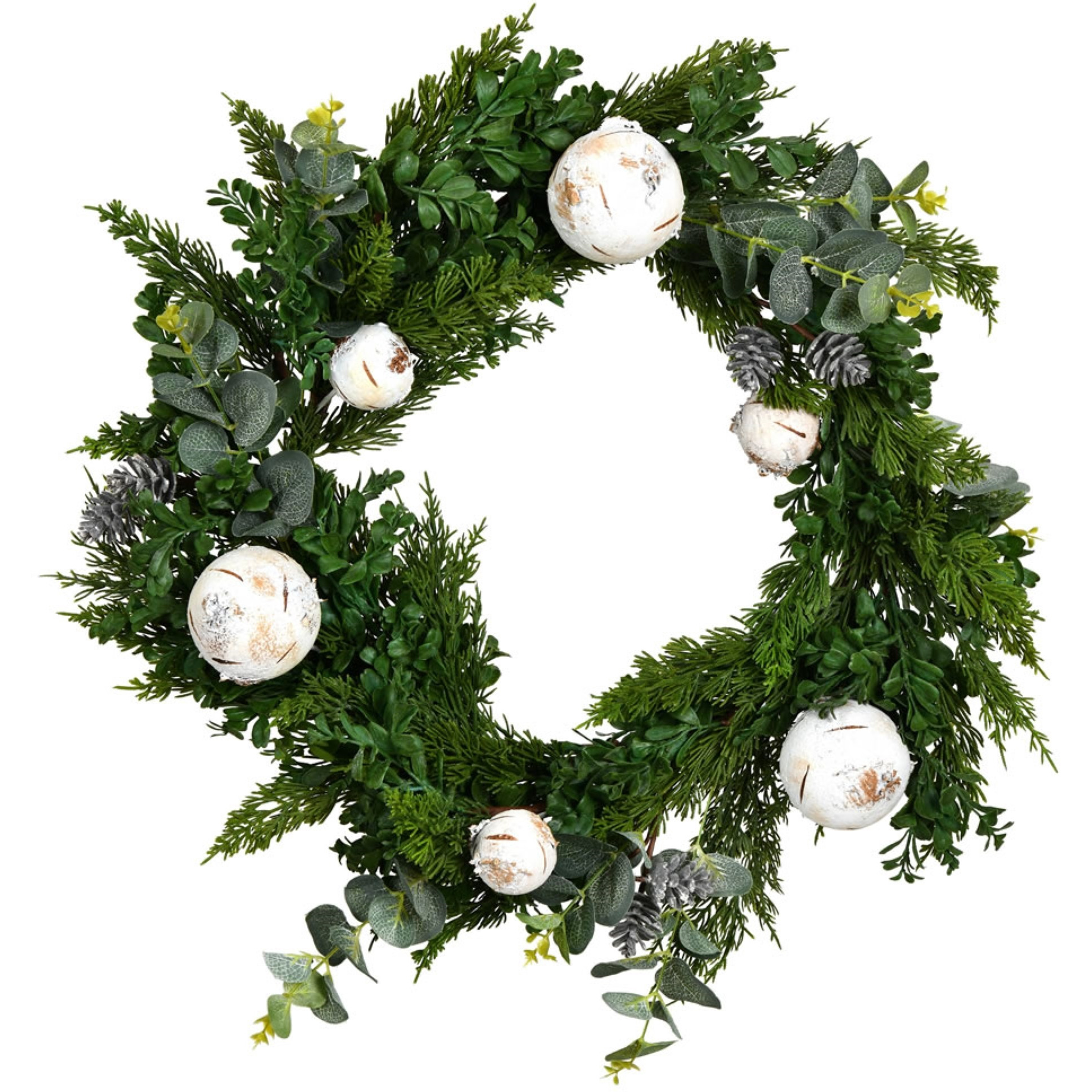 22" Green Cypress Blend Wreath