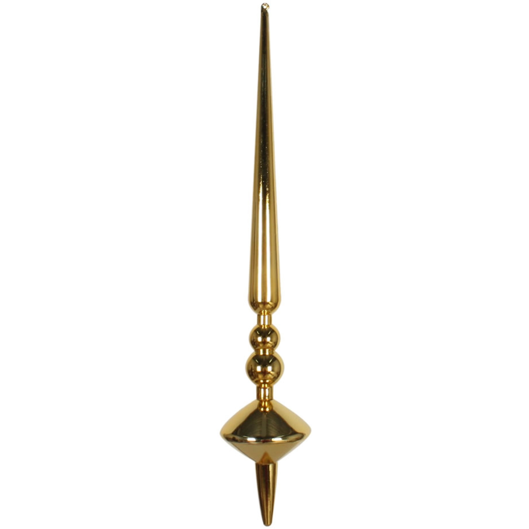 18" Honey Gold Shiny Cupola Finial 2/Bag