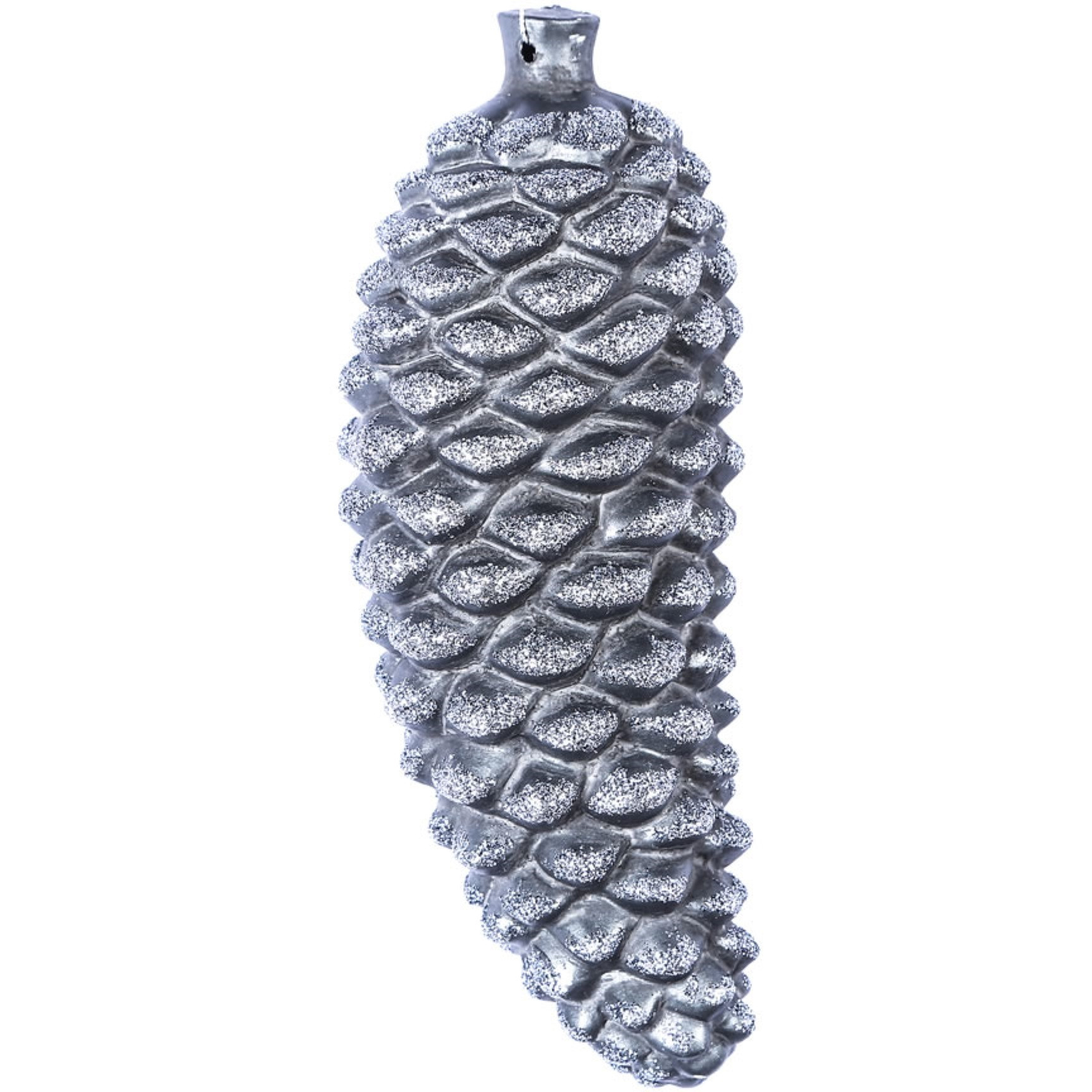 8" Pewter Antique Pinecone Orn 2/Bag