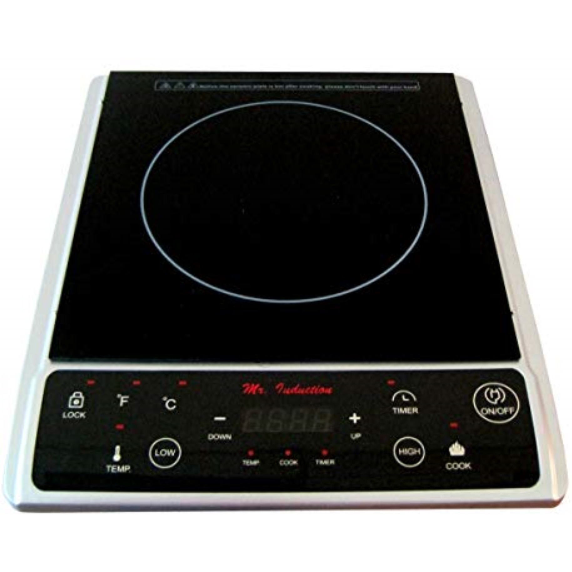 1300W Induction in Silver (Countertop) + Pot Combo