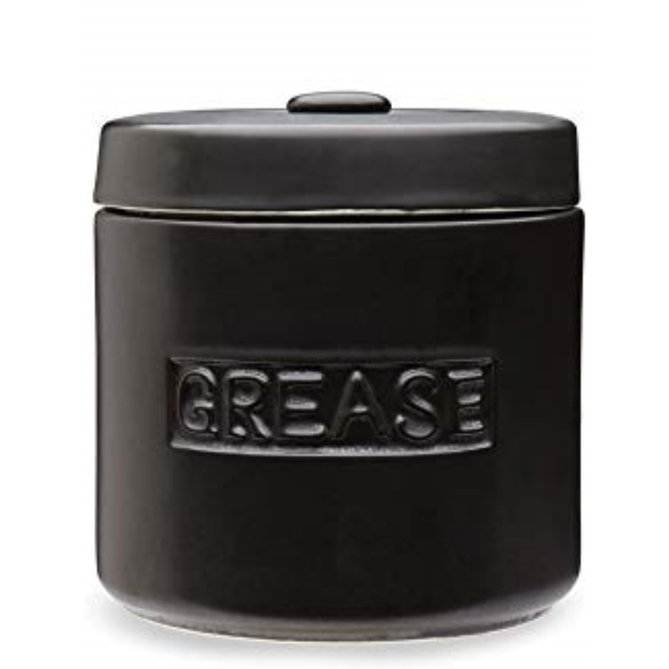 6016879 GREASE CONTAINR BLK 32OZ Fox Run 5 in. W X 5 in. L Black Ceramic Grease Container (Pack of 1)