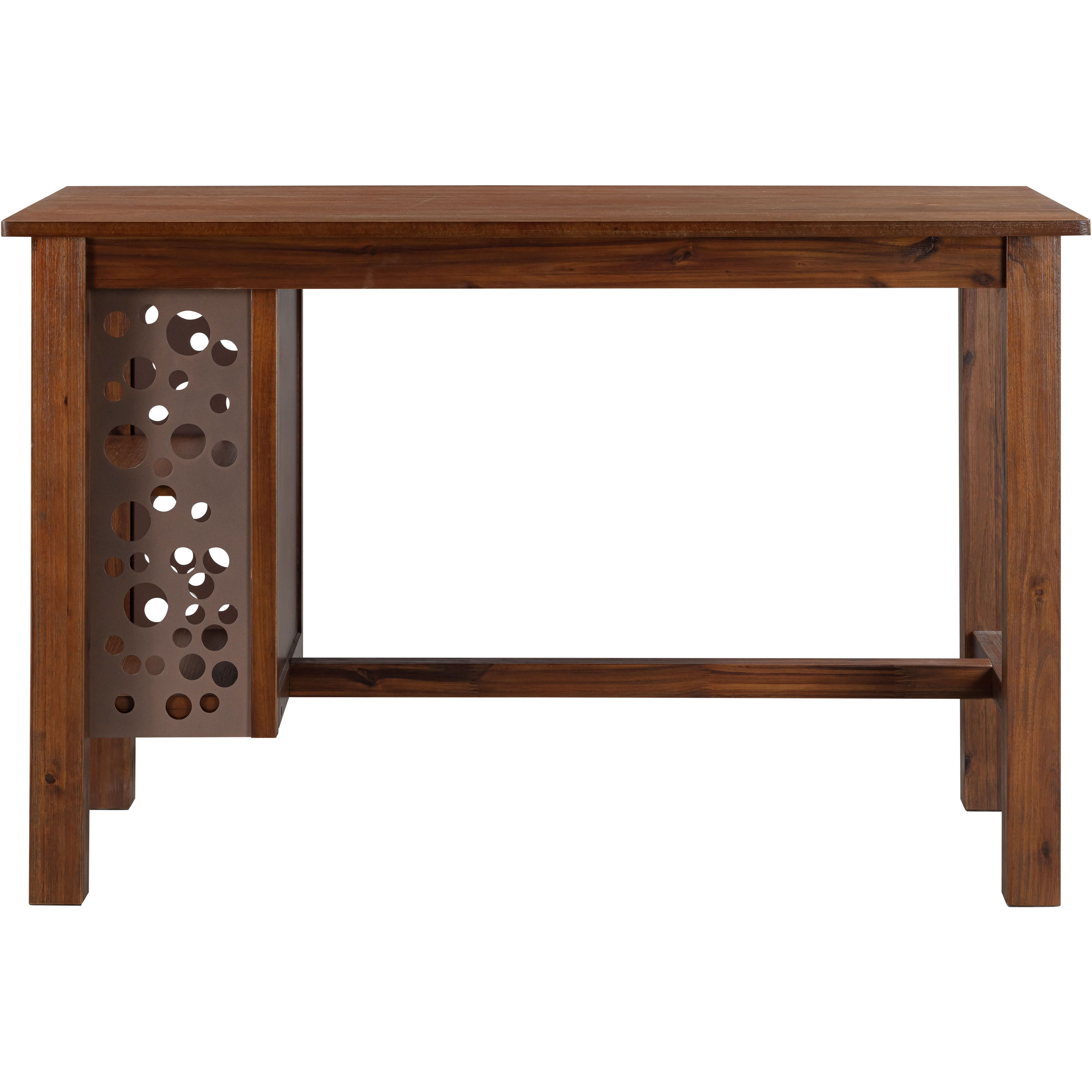 Brittany Rectangular Dining Table - Chestnut Wire-Brush Finish