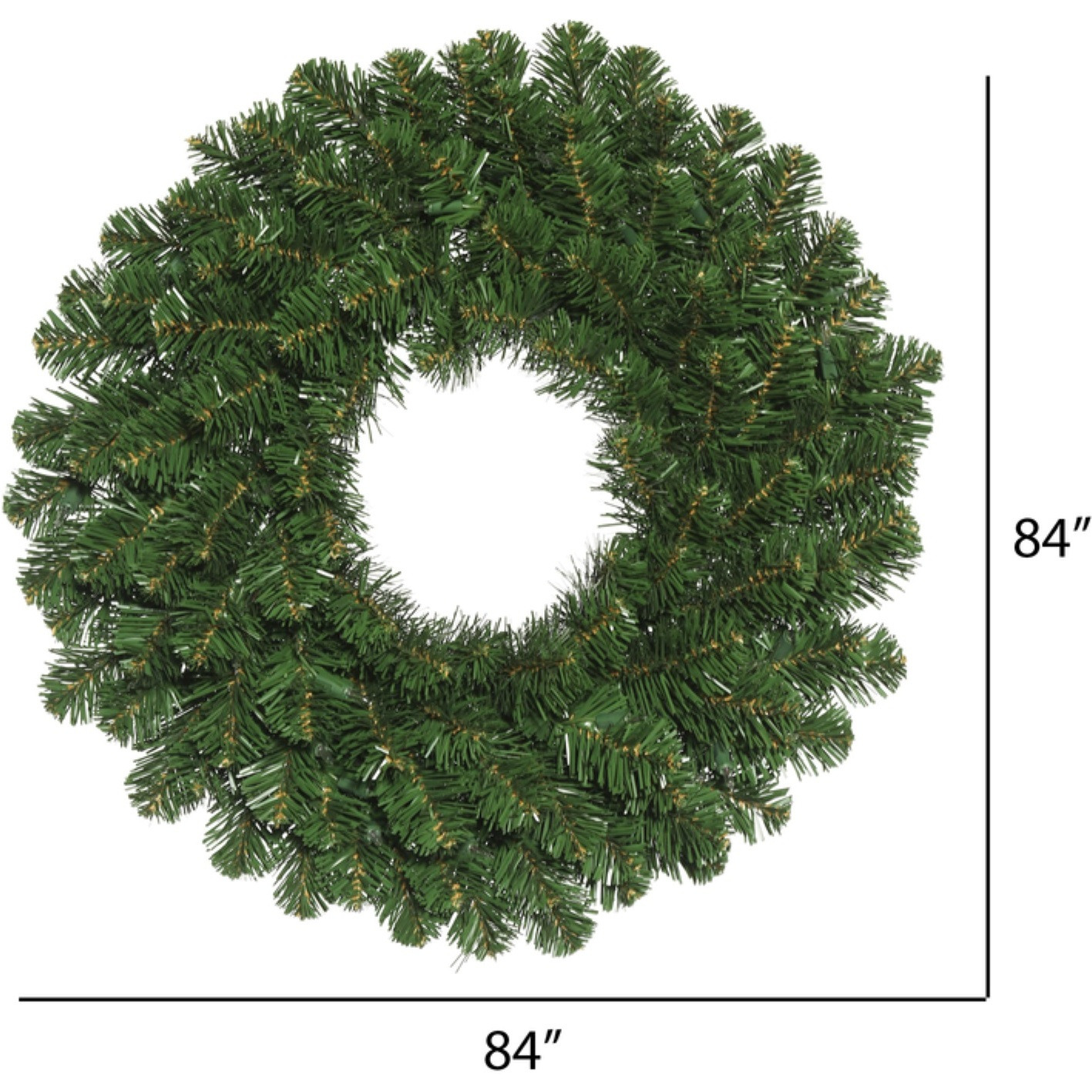 84" Oregon Fir Wreath 1820 Tips