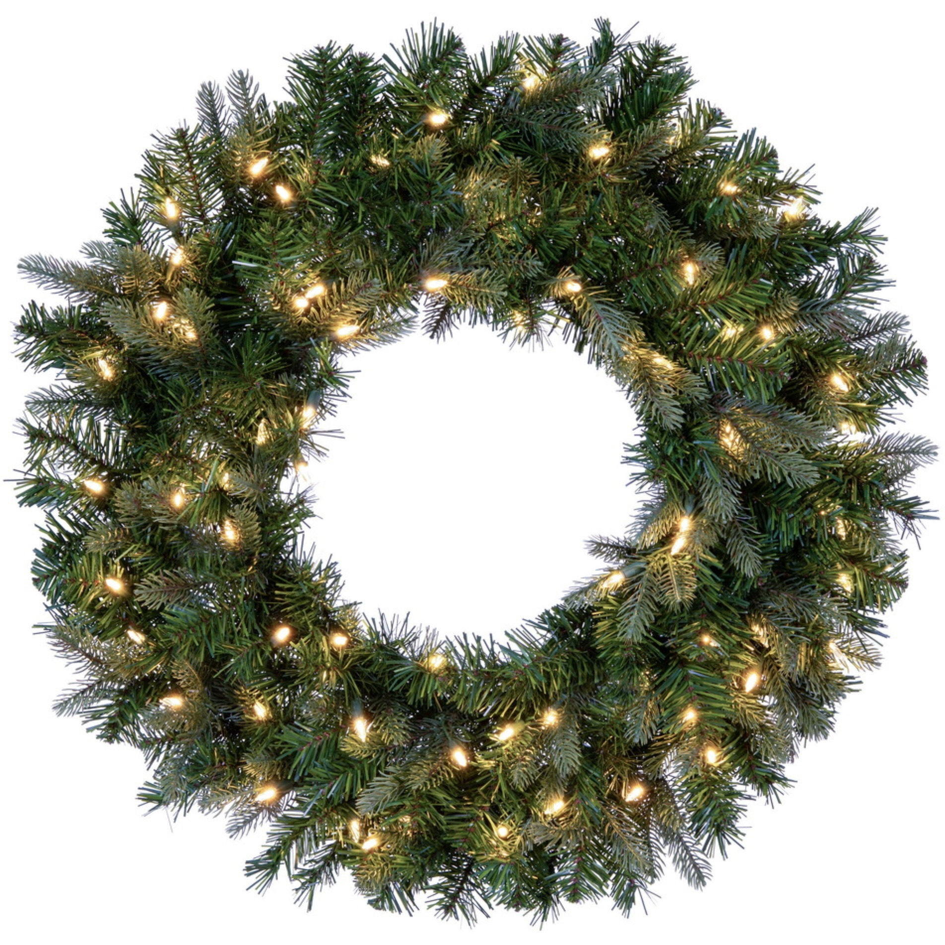 30" Douglas Fir Wreath Dura-Lit 70WW