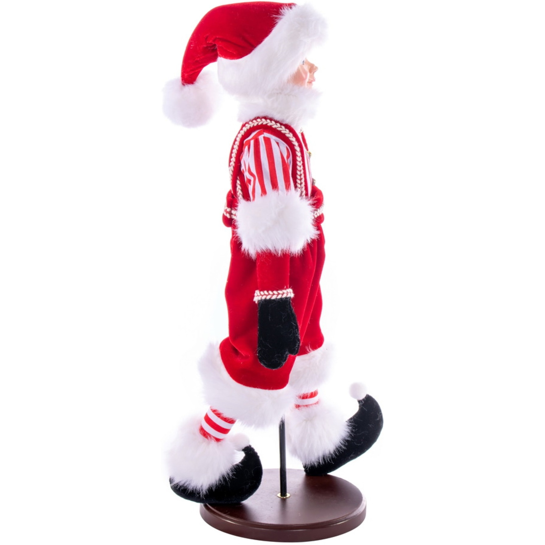 18" Red Peppermint Fairy Boy with Stand