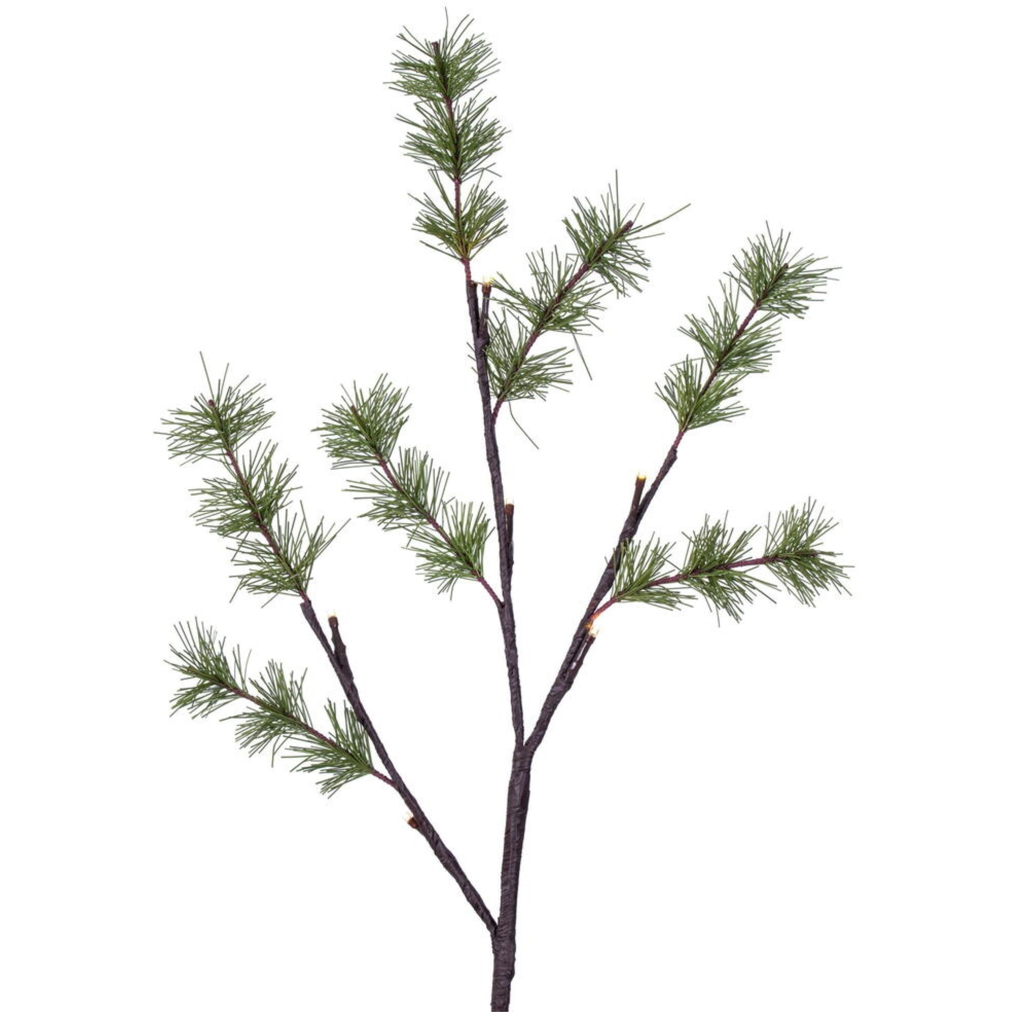 4' Green Mini Pine Twig Tree LED 72WW