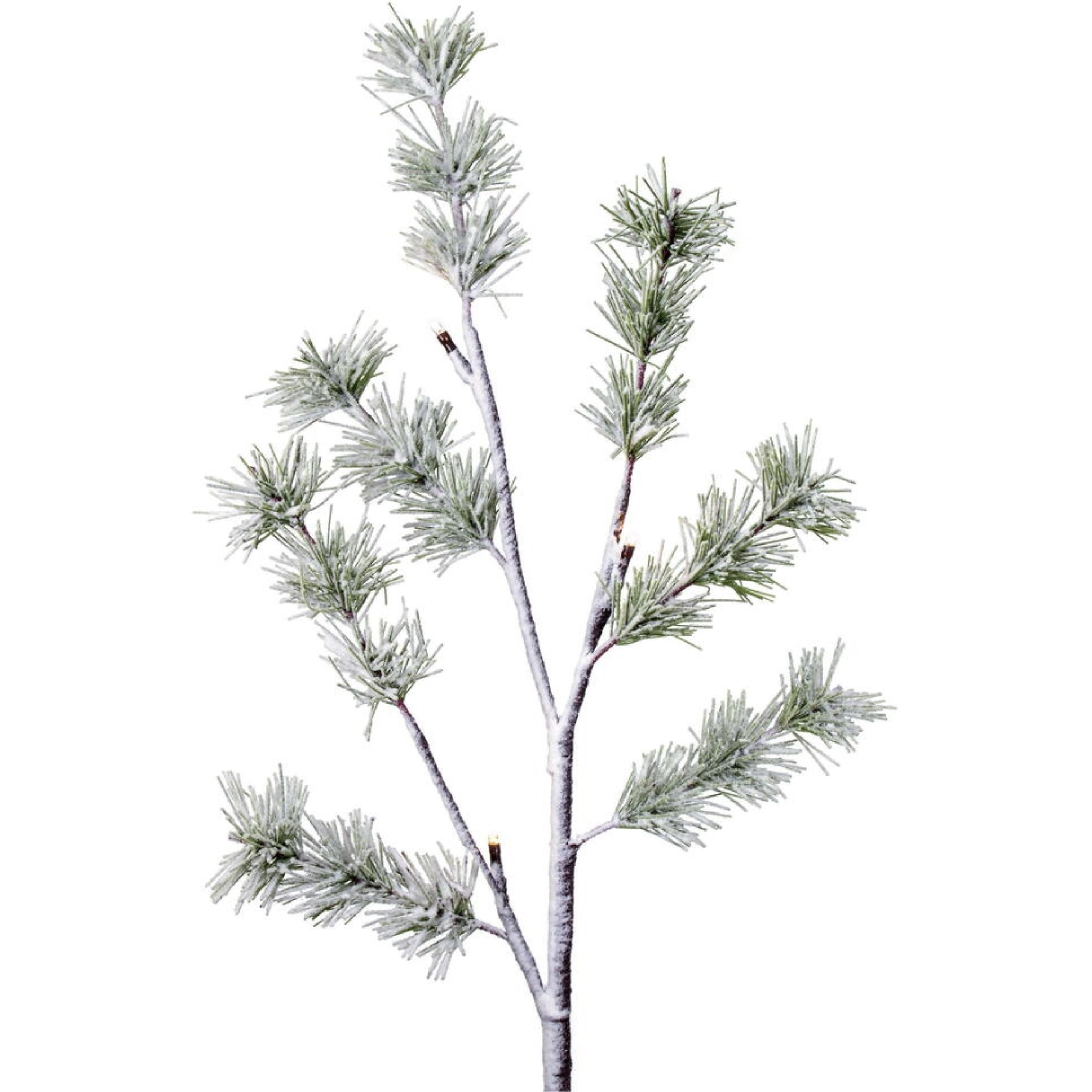 3' Green Frosted Mini Pine Tree LED 48WW