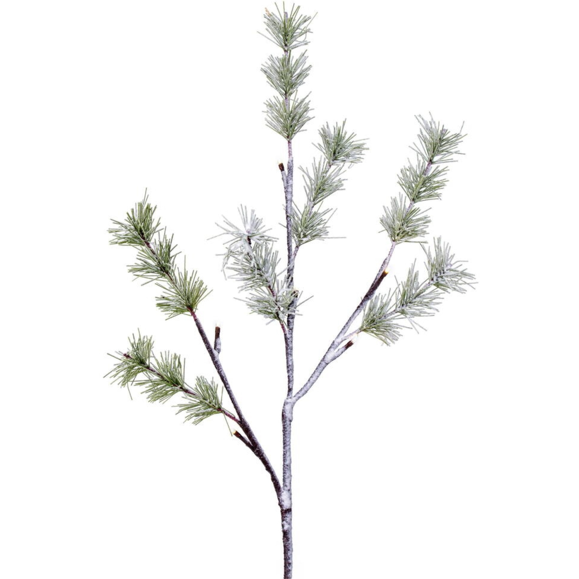 4' Green Frosted Mini Pine Tree LED 72WW