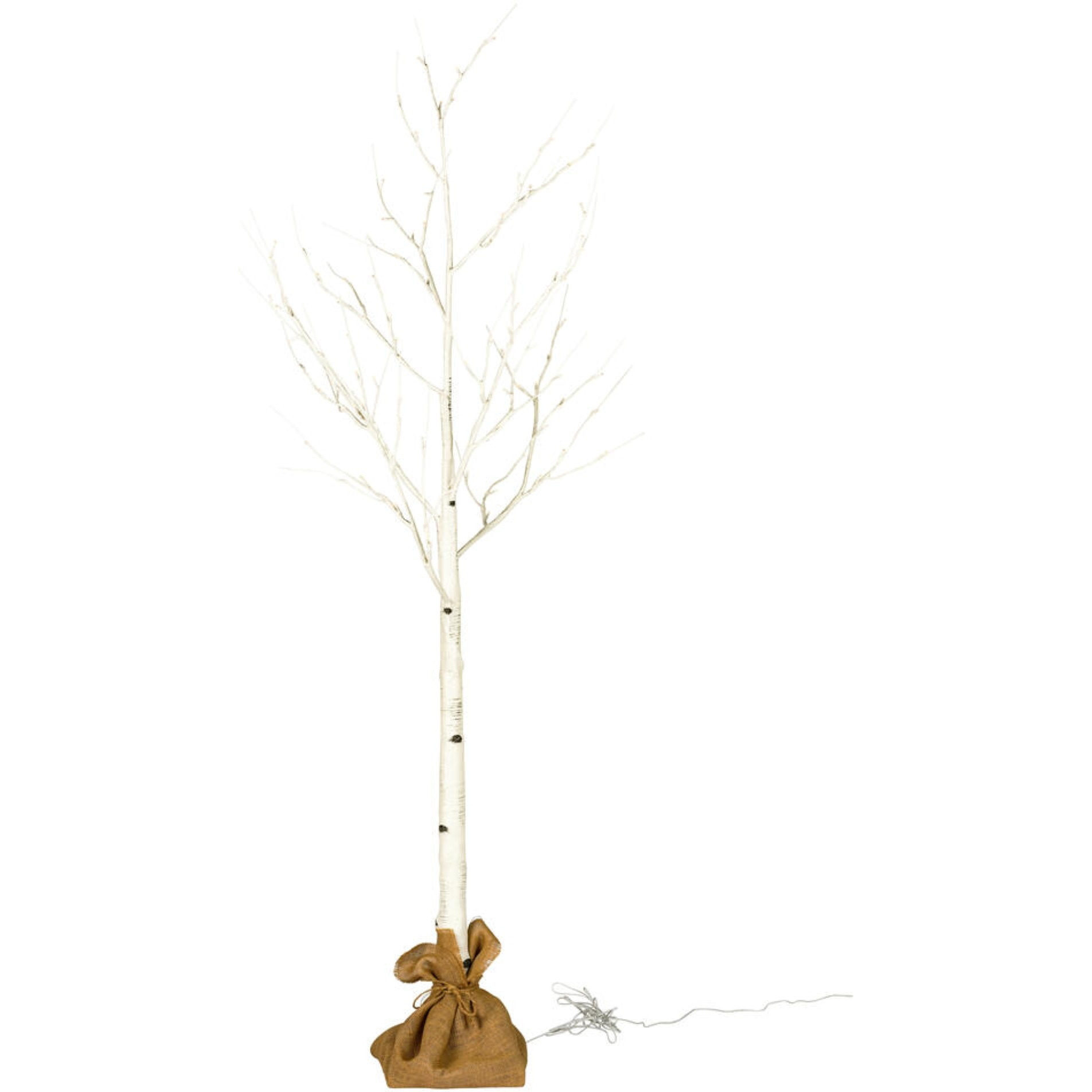 6' White Birch Twig Tree LED 96WW