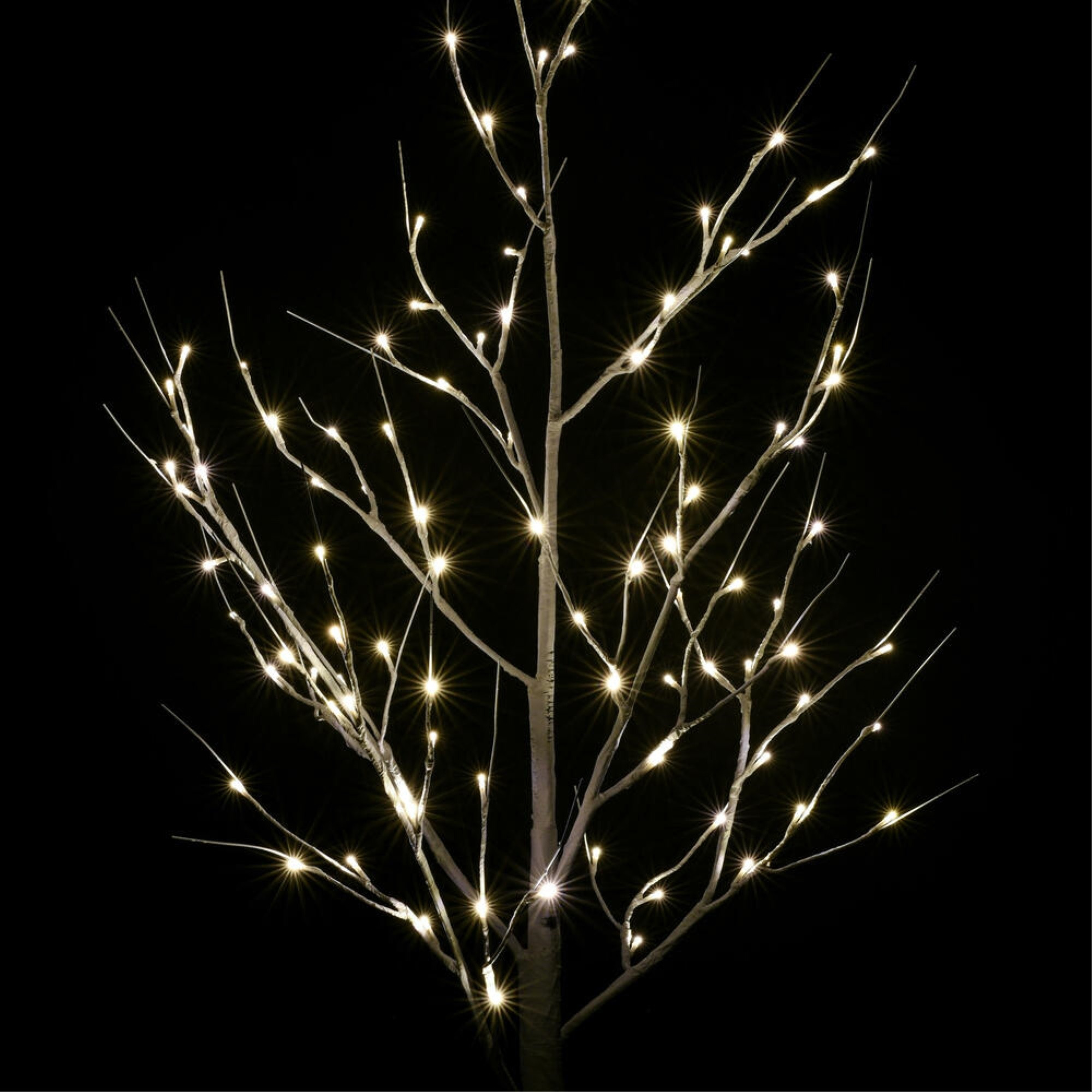 6' White Birch Twig Tree LED 96WW