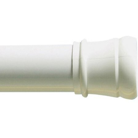 ROD SHWR STALL 40" WHITE (Pack of 1)