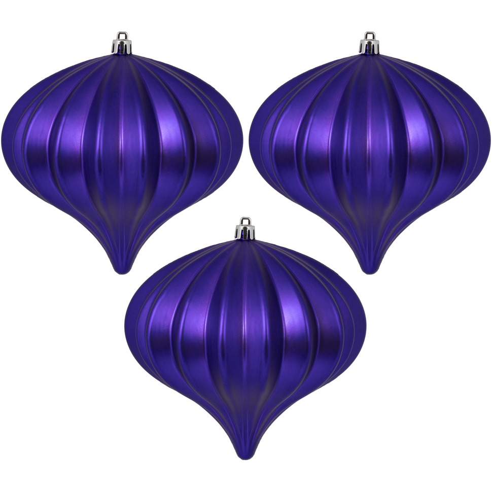 Vickerman 5.7" Purple Matte Onion UV 3/Bag - N151266DMV