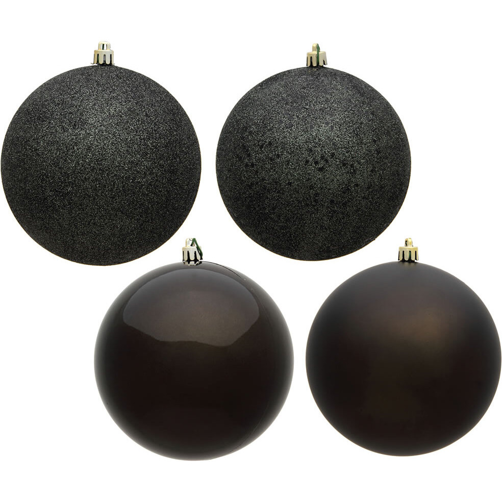 Vickerman 6" Gunmetal Ball 4 Finish Asst 4/Bag - N591584DA