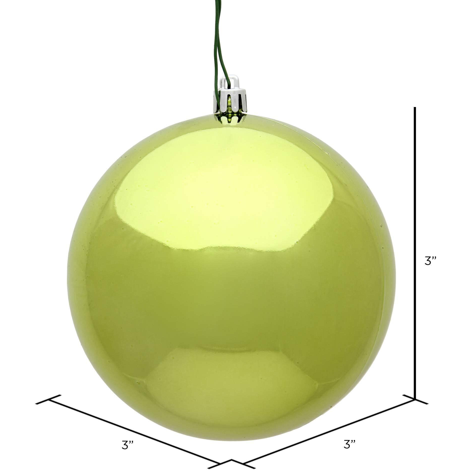 Vickerman 3" Lime Shiny Ball 32/Bx - N596873S