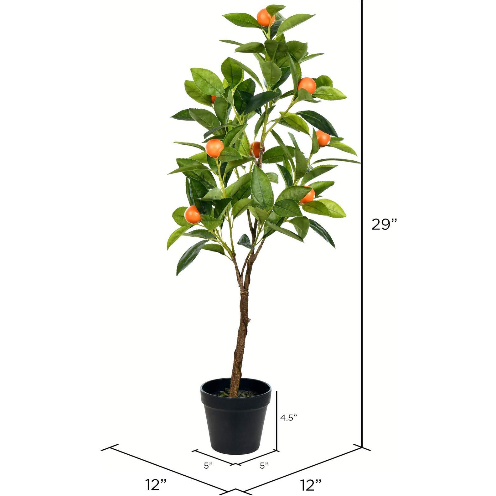 Vickerman 29" Potted Orange Tree - TA190529