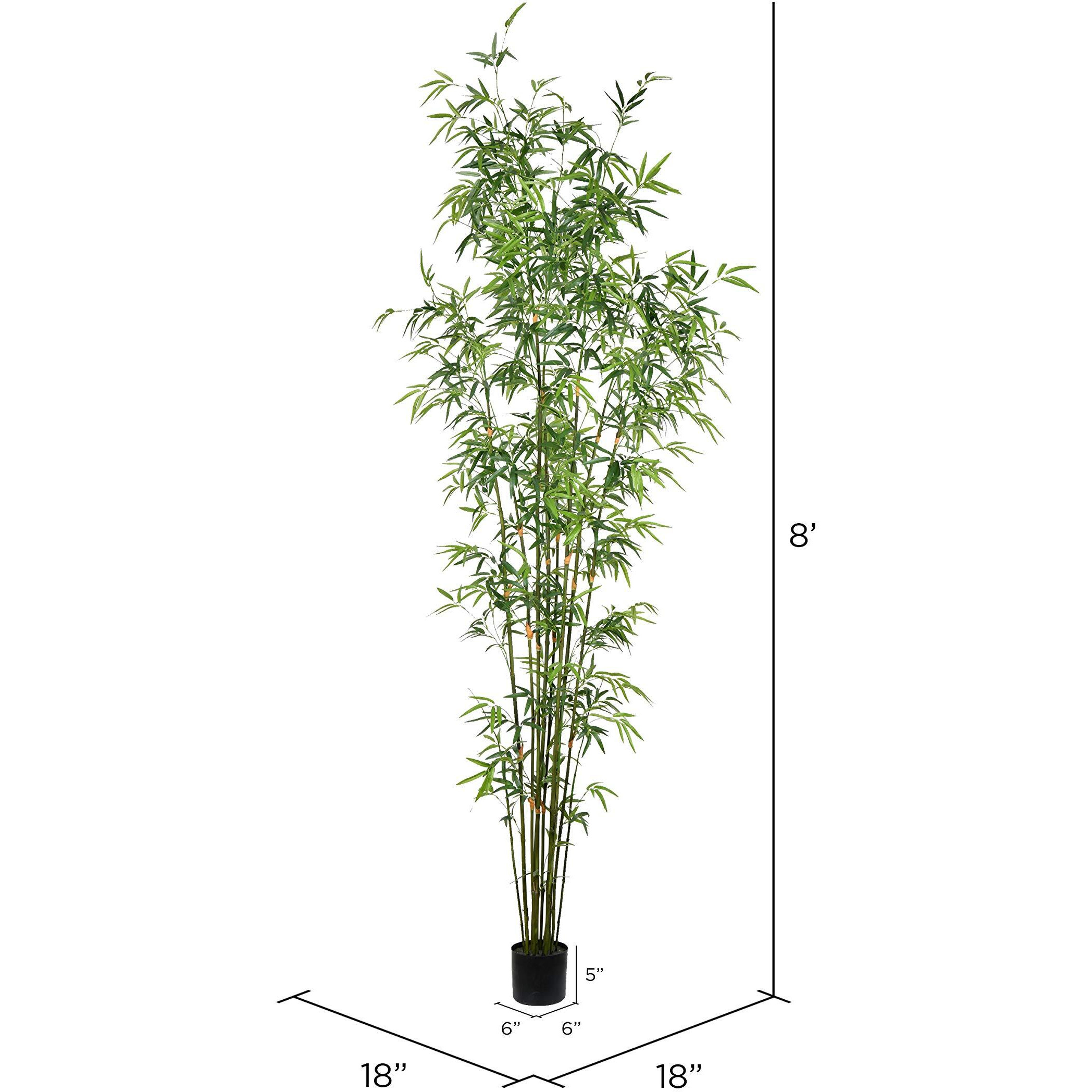 Vickerman 8' Potted Mini Bamboo Tree 2053 Leaves - TB190480