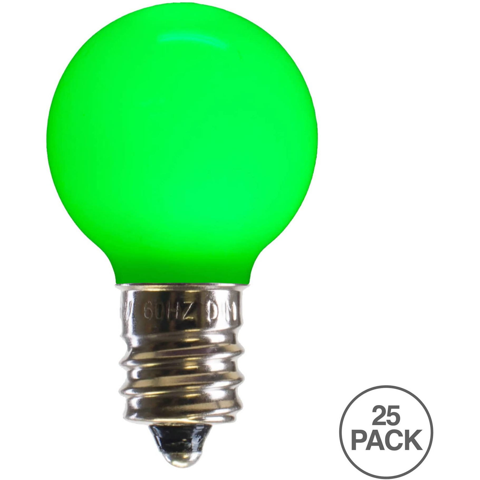 Vickerman G30 Green Ceramic LEDBulb E12 .96W 25/Bx - XLEDCG34-25