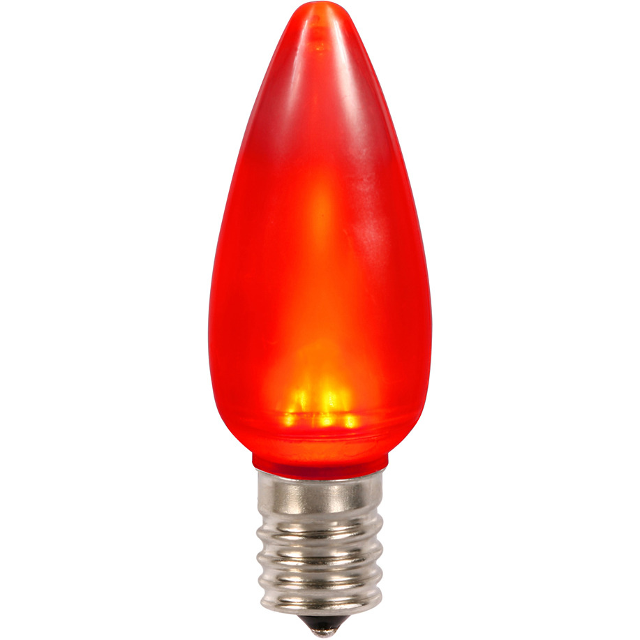 Vickerman C9 Ceramic LED Red Bulb .96W 130V 25/Box - XLEDSC93-25