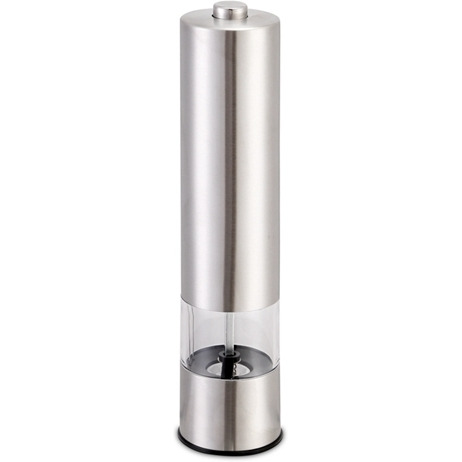 Electric Salt Pepper Grinder with Light Adjustable Coarseness Stainless Steel Salt Pepper Shaker Battery Operated Pepper Grinder Mill Easy Refill and Clean